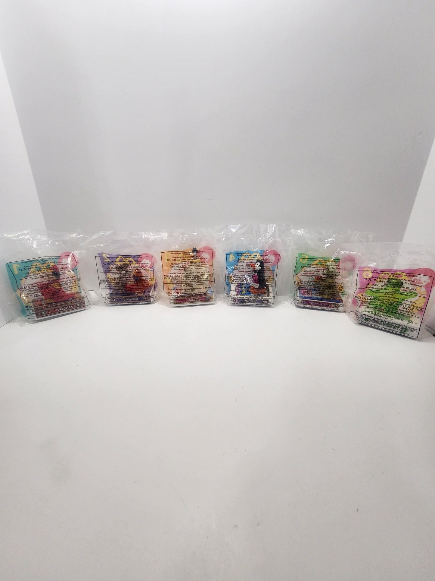 Disney's VHS Toys Full Set of 6 - Disney Toys - Happy Meal Toys - Vhs - Mcdonalds - Disney Mcdonalds - Disney Toys