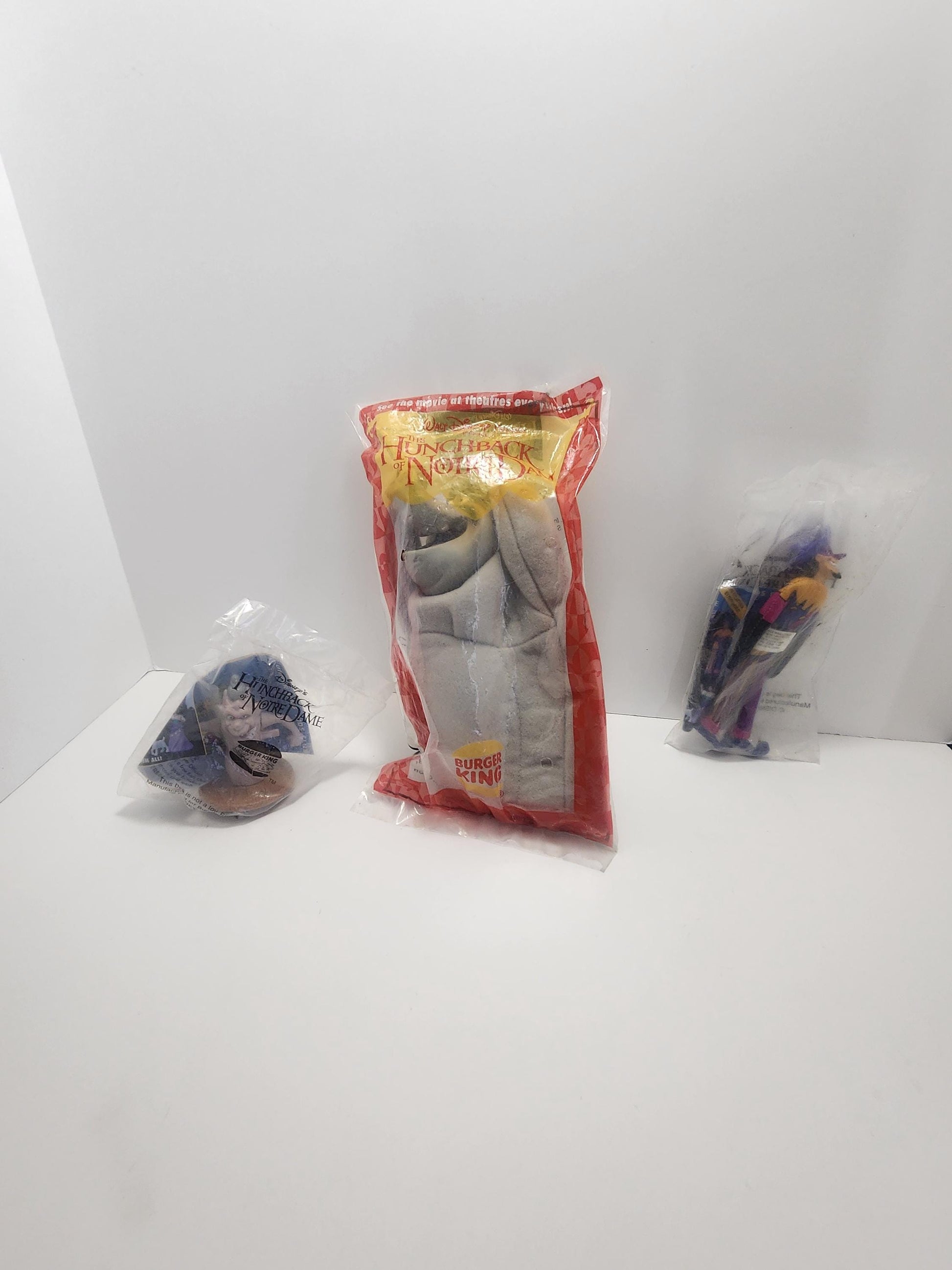 Disney The Hunchback Of Notre Dame Figures - Burger King Toys - Happy Meal Toys - Gargoyles - Hunchback - Disney Toys