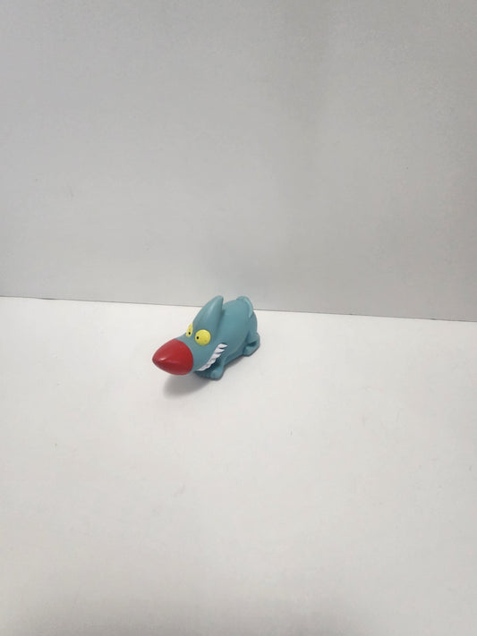 Sharky The Shark Dog 1996 Fox Eek The Cat - Eek The Cat - Fox Toys - Sharky - Shark Dog - Hardee's- McDonald's- Happy Meal Toys