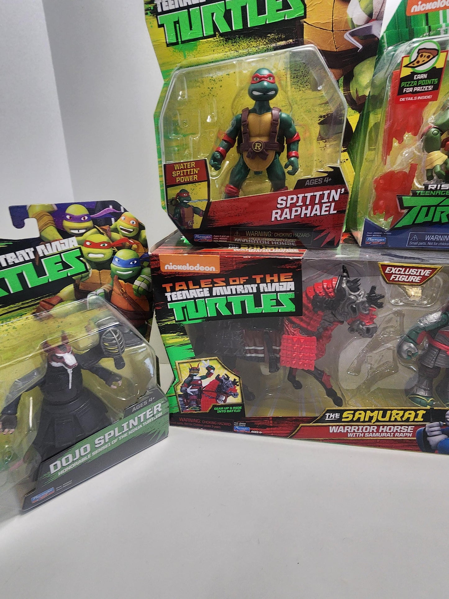 Teenage Mutant Ninja Turtles Action Figures - Splinter - Raphael - TMNT - Teenage Mutant Ninja Turtles - Ninja Turtles