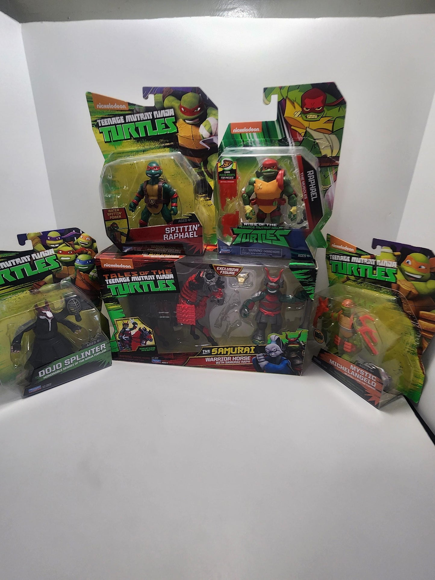 Teenage Mutant Ninja Turtles Action Figures - Splinter - Raphael - TMNT - Teenage Mutant Ninja Turtles - Ninja Turtles