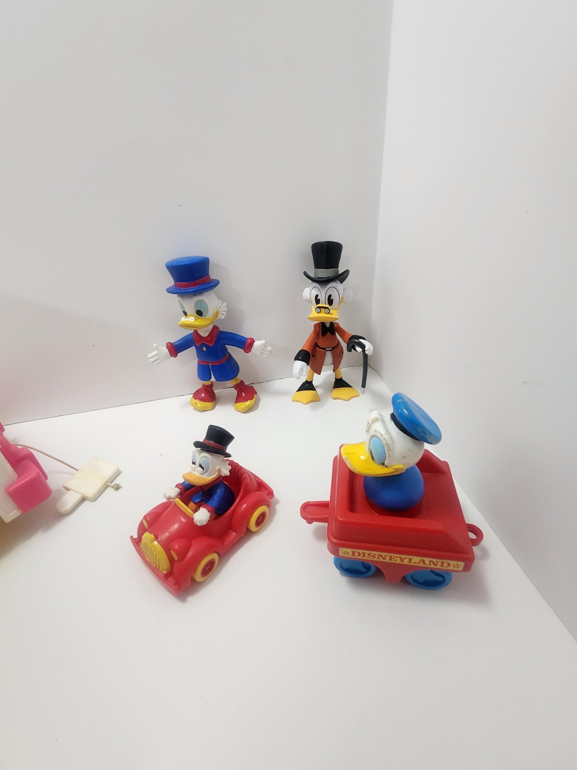 Mickey Mouse 1970s 1990s Toy Figure - Ice Cream Truck - Scrooge Mcduck - Walt Disney Toys - Vintage Toys - Disney Toys