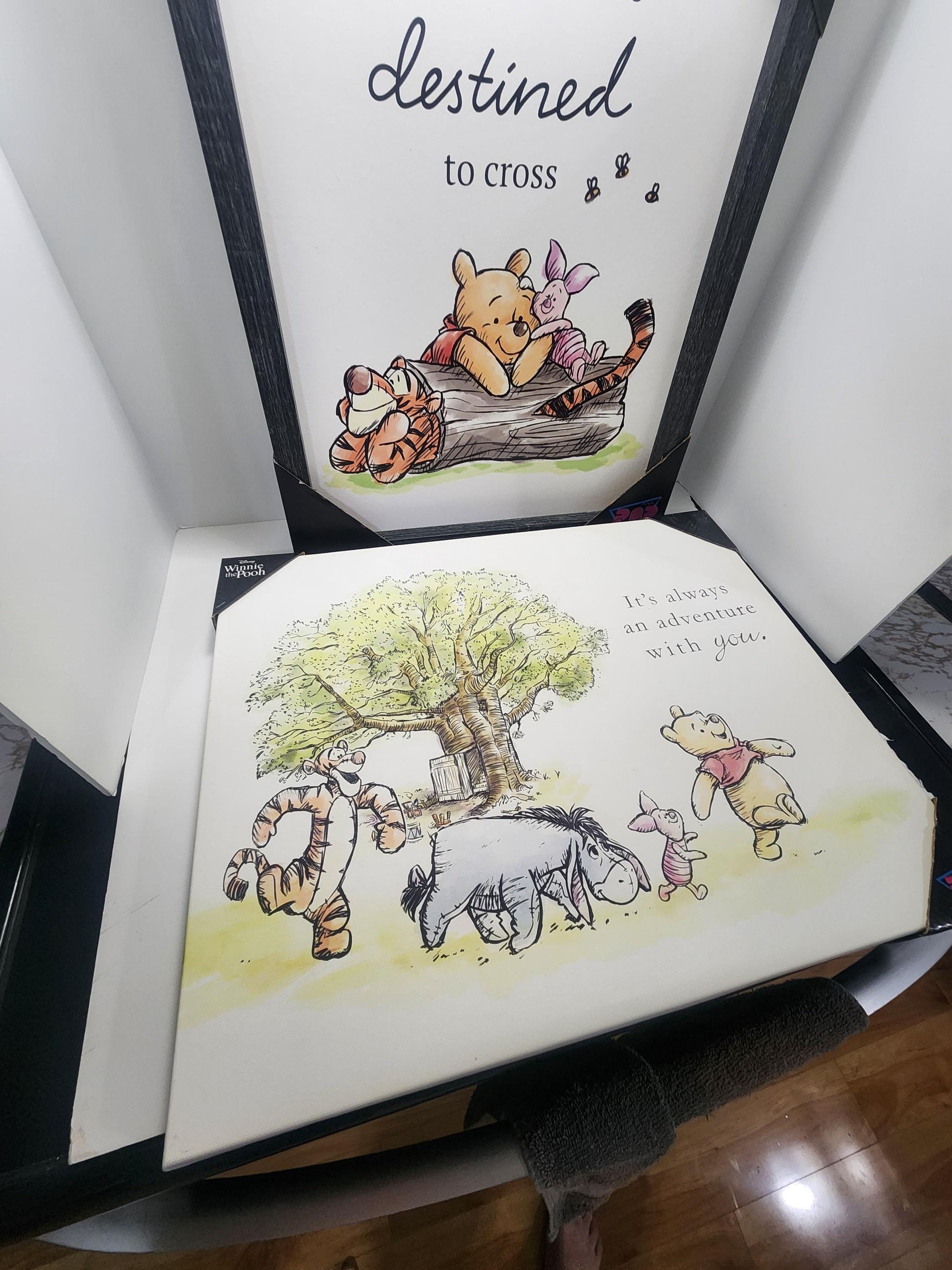 Winnie The Pooh Framed Pictures Artwork - Wall Decor - Decor - Disney - Disney Pictures - Disney Decor - Winnie The Pooh Decor