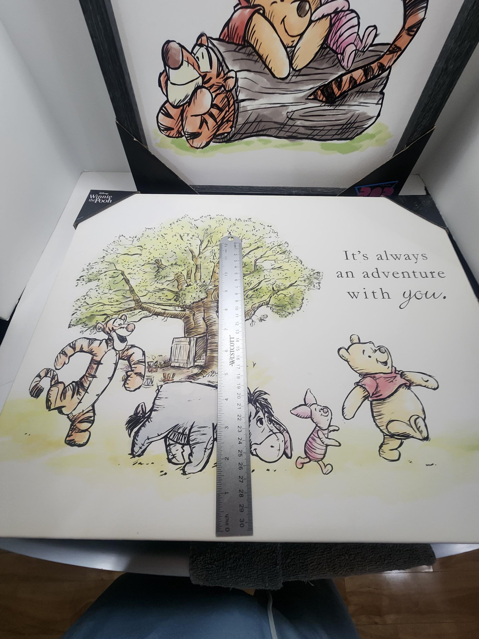 Winnie The Pooh Framed Pictures Artwork - Wall Decor - Decor - Disney - Disney Pictures - Disney Decor - Winnie The Pooh Decor