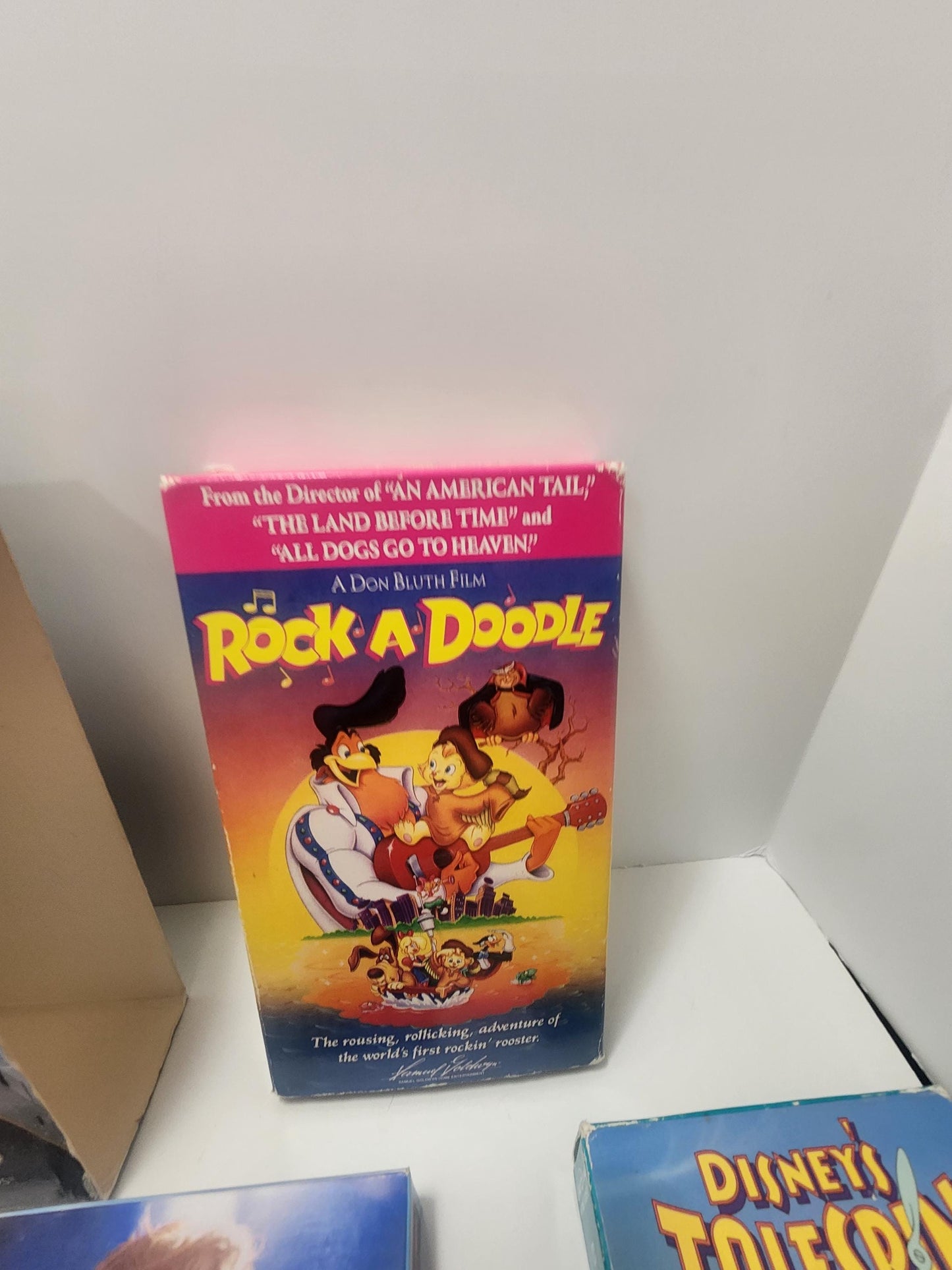 Vhs Vintage 1990s Movies - Cartoons - Titanic - Gargoyles - Rock A Doodle - Vhs - Movies - 1990s - Old Yeller - 8 Mile - Talespin