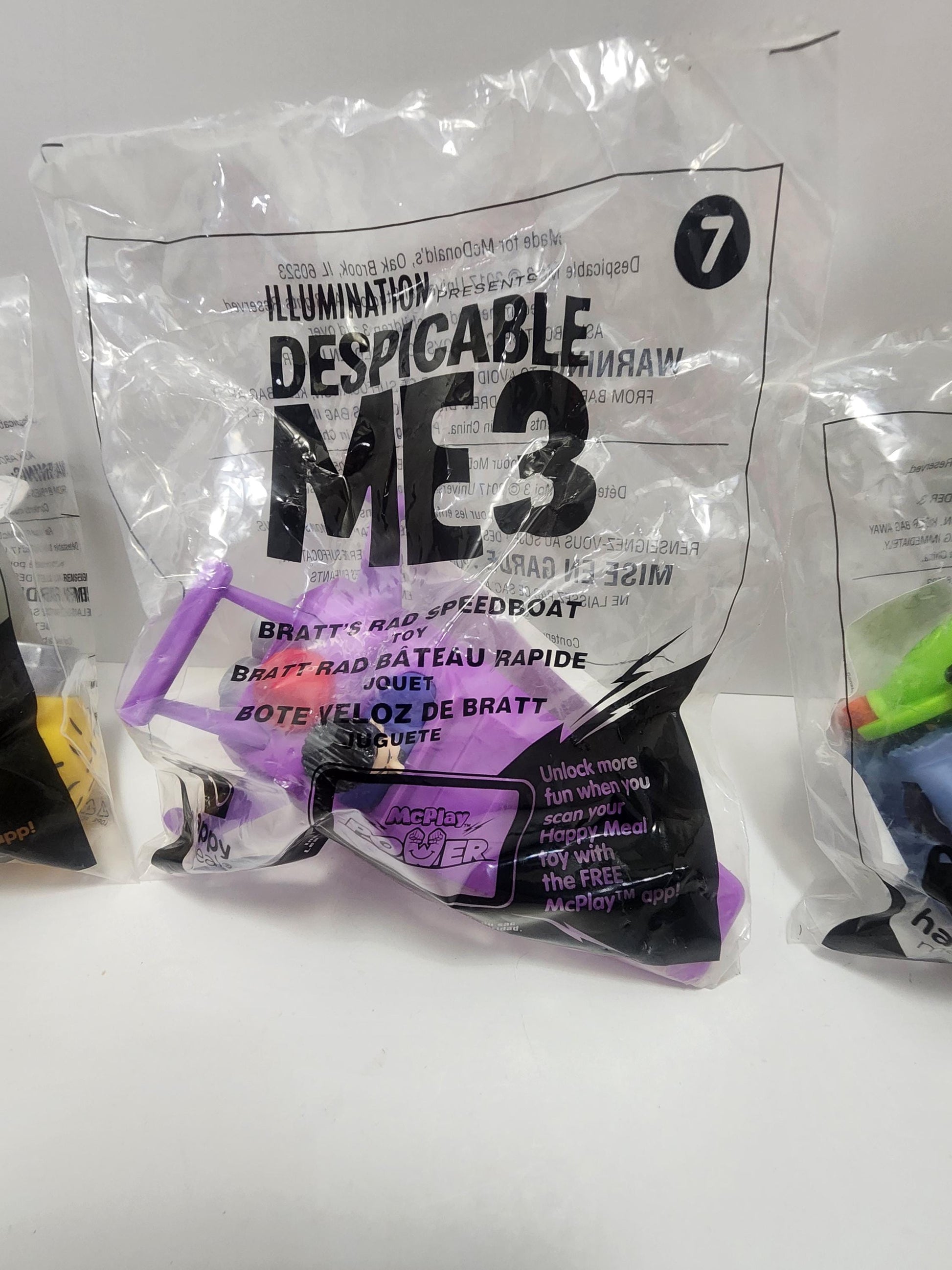 Minions Despicable Me Mcdonalds Fast Food Happy Meal Toys - Minions - Minions Toys - Despicable Me - Fast Food Toys - Happy Meal Toys