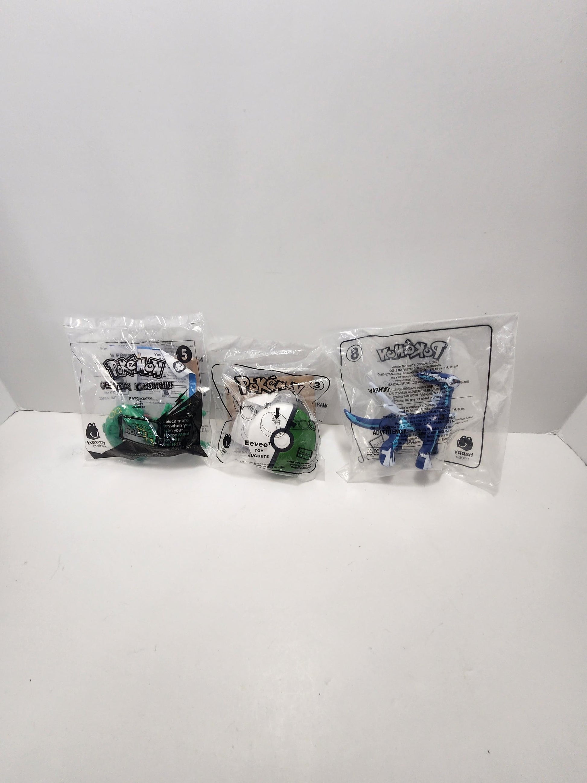Pokemon Happy Meal Toys - Pokemon - Pokemon Toys - Pokemon Figures - Mcdonalds Toys - Happy Meal Toys