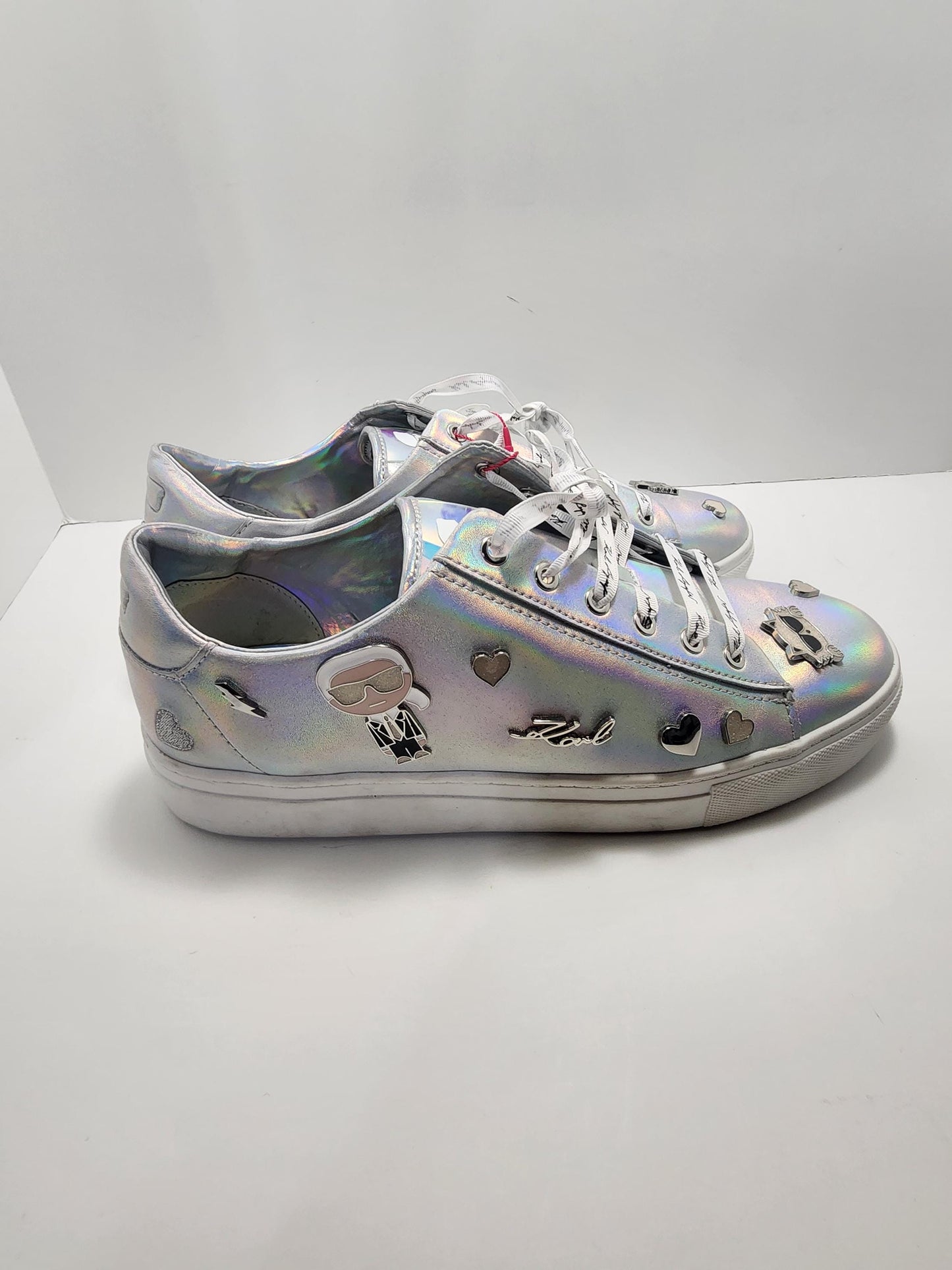 Karl Lagerfeld Paris Men's Sizd 11 Cate Embellished Lace Up Low Top Sneakers - Macys - Shoes - Macy's Shoes - Cate - Karl Lagerfeld - Paris