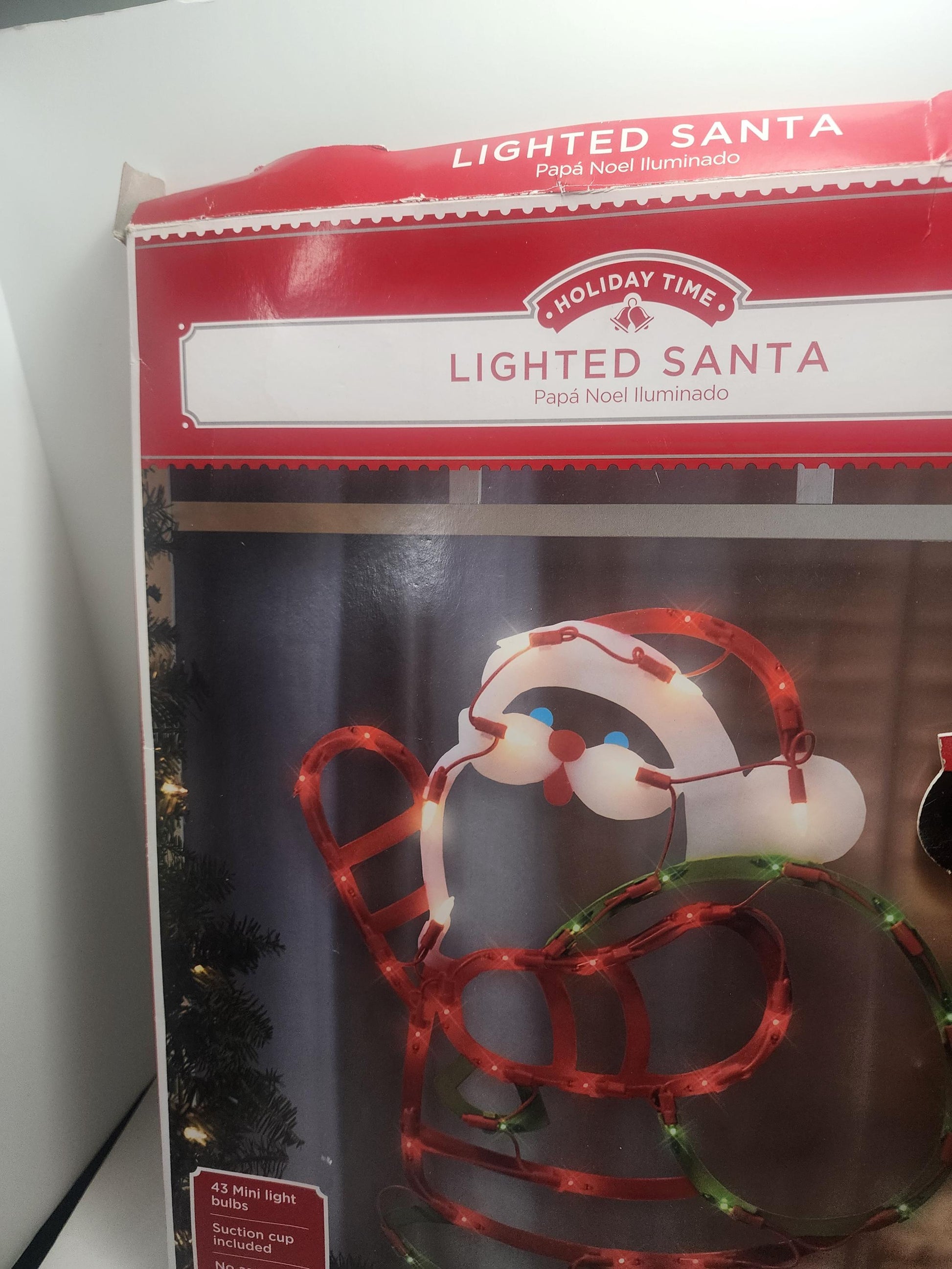 Christmas Santa Light with Penguin Decor - Christmas - Christmas Lights - Santa - Santa Lights - Christmas - Christmas Decor - Penguins