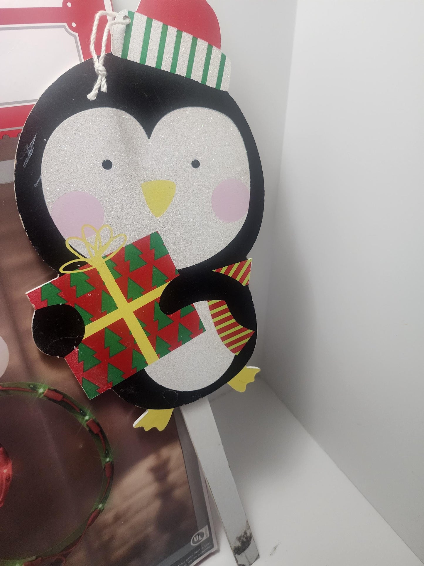 Christmas Santa Light with Penguin Decor - Christmas - Christmas Lights - Santa - Santa Lights - Christmas - Christmas Decor - Penguins