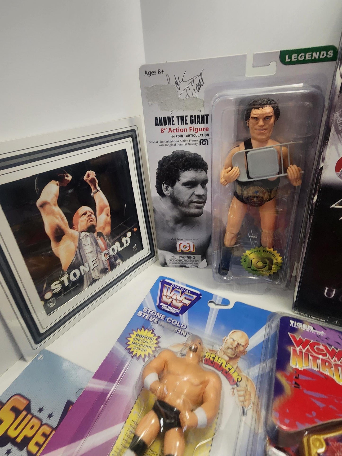 WWF Wrestling Figures And Memorbilla - WWE- WCW - Action Figures - Wrestling Figures - Mr Perfect - Ric Flair - Electronic Games