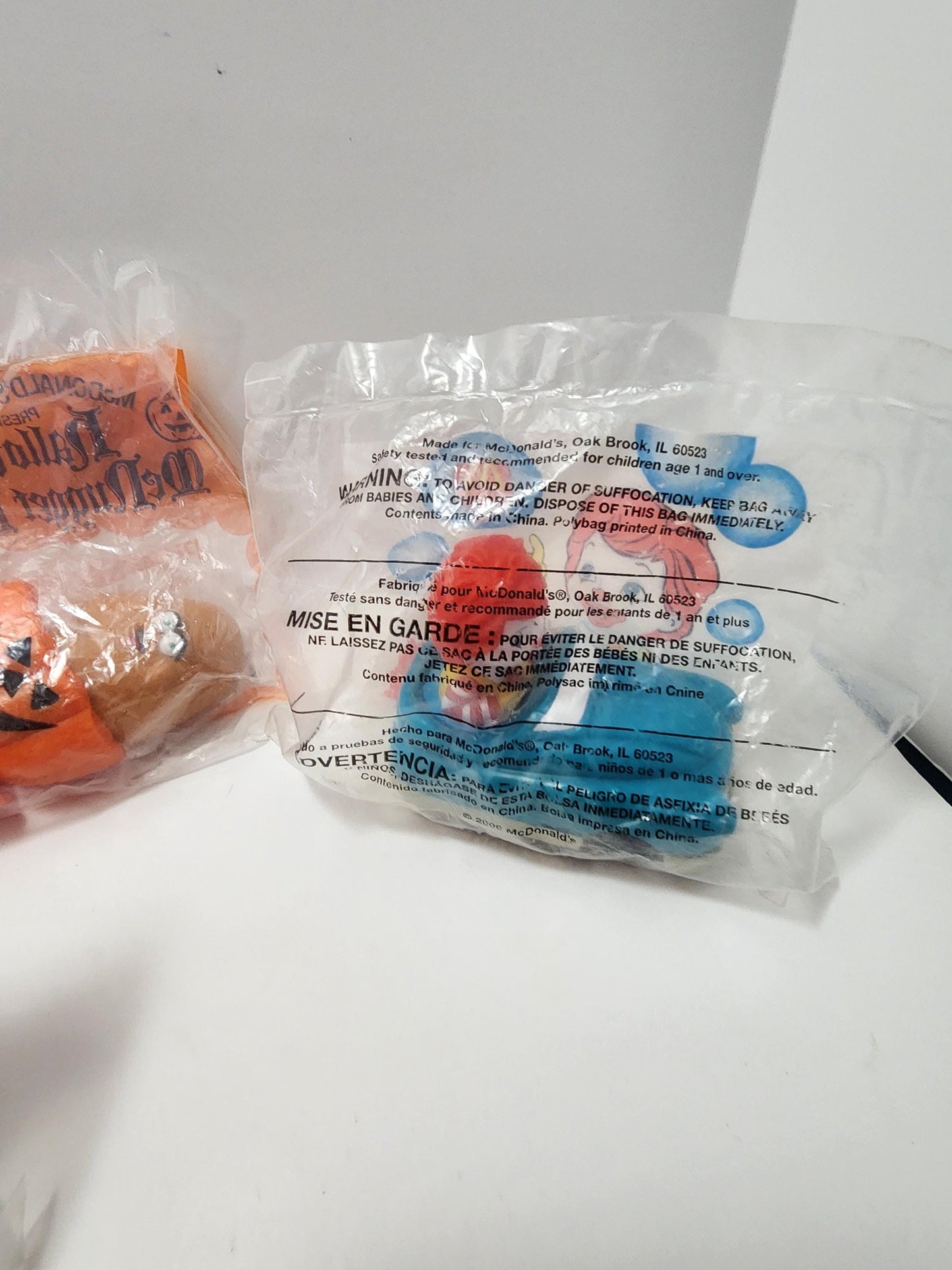 Mcdonalds Vintage 1990s Happy Meal Sealed McNugget Toys - Ronald Mcdonald - Mcdonalds - Happy Meal Toys - Mcnuggets - Nugget Toys