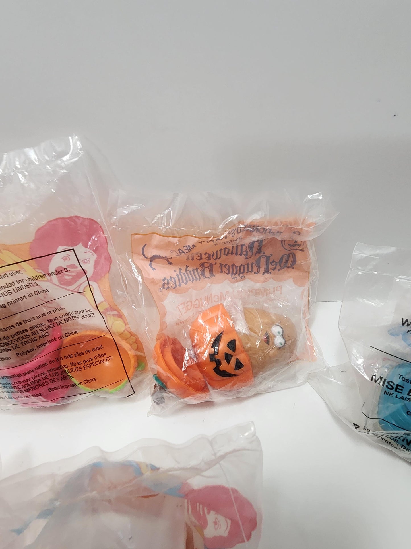 Mcdonalds Vintage 1990s Happy Meal Sealed McNugget Toys - Ronald Mcdonald - Mcdonalds - Happy Meal Toys - Mcnuggets - Nugget Toys