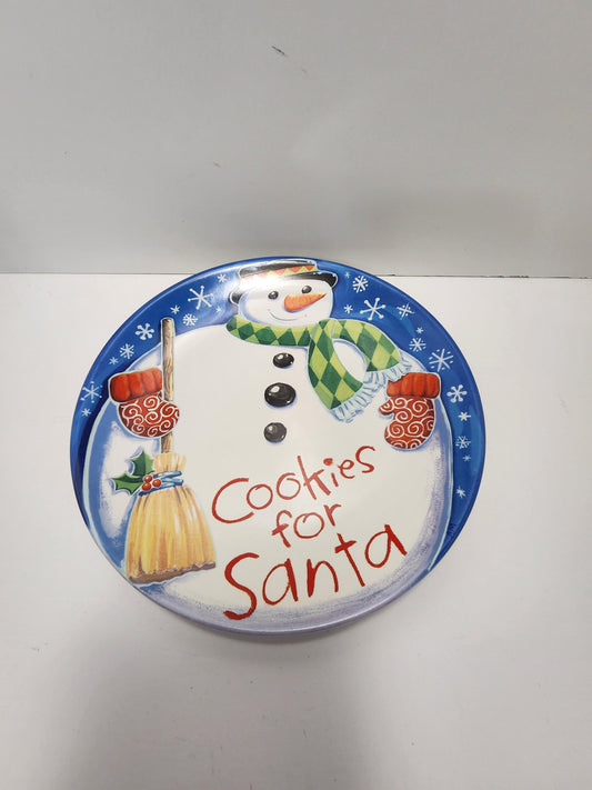 Cookies For Santa Plate - Plates - Christmas Plates - Santa - Cookies - Christmas Cookies - Christmas - Christmas Decor