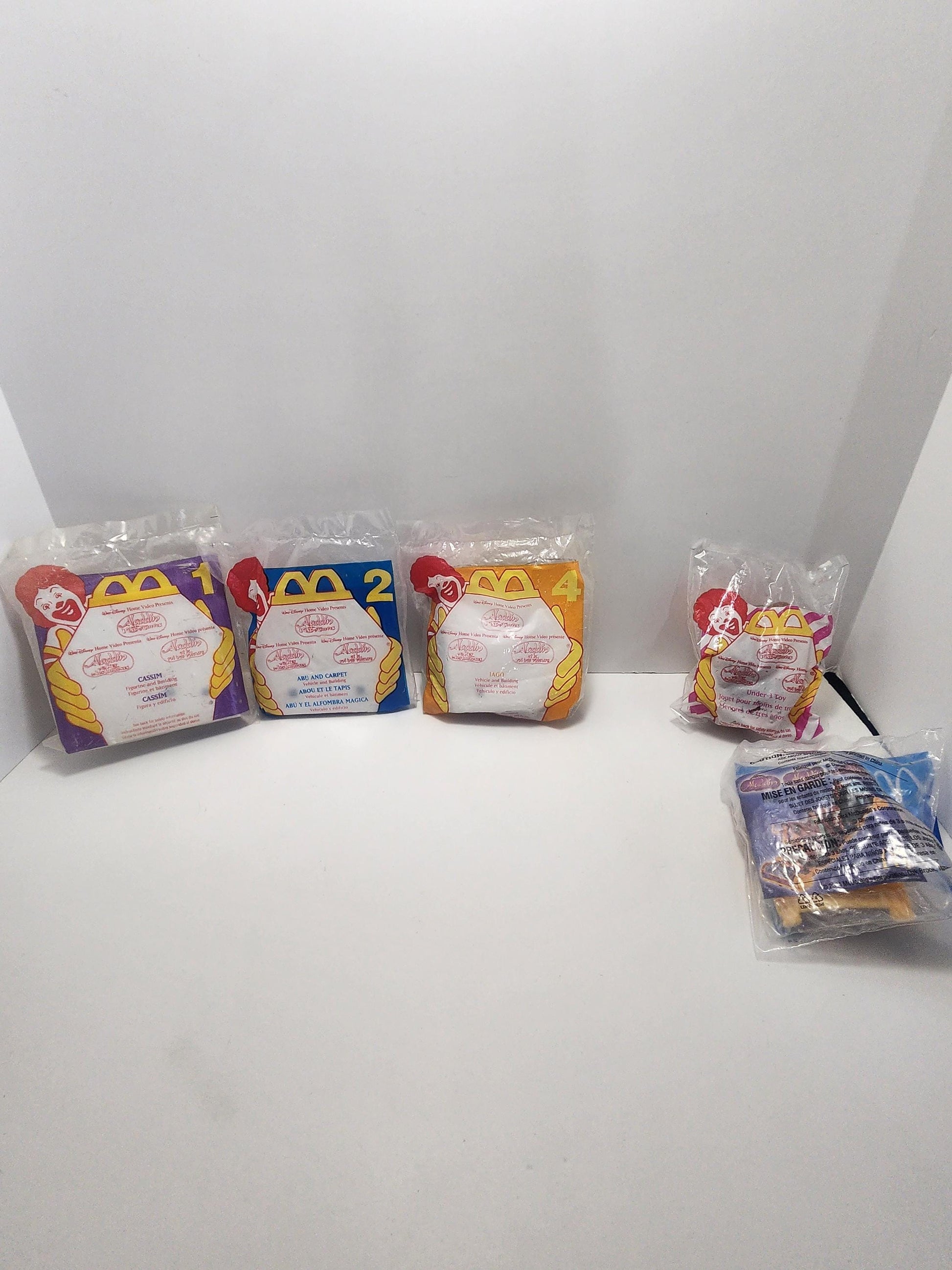 Aladdin Disney Mcdonalds Vintage Happy Meal Toys - Aladdin - Disney Toys - Aladdin Toys - Happy Meal Toys - Mcdonalds Toys