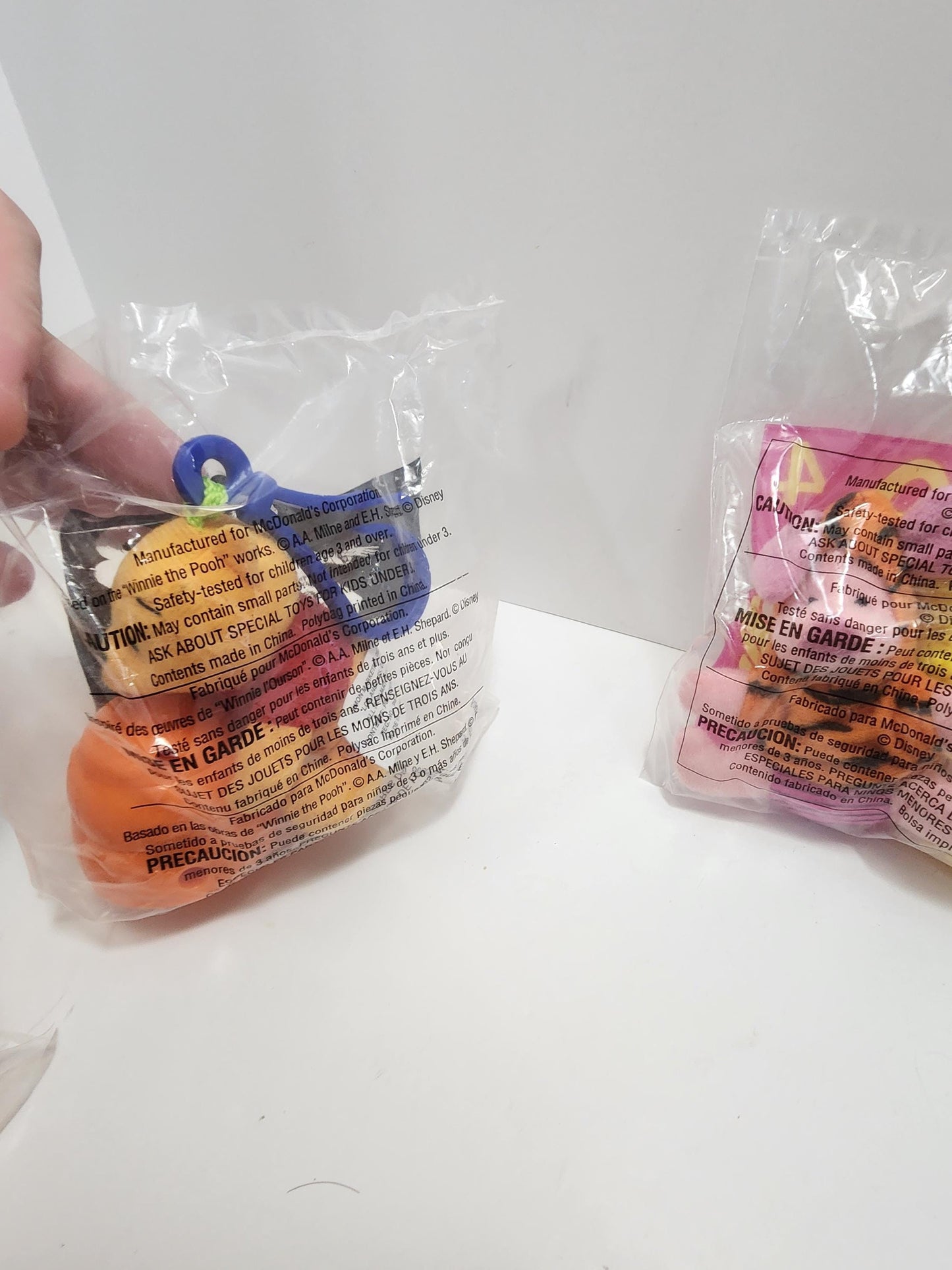 Winnie The Pooh Vintage Mcdonalds Happy Meal Toys - Plush - Winnie The Pooh Plush - Winnie The Pooh Toys - Happy Meal Toys - Vintage Toys