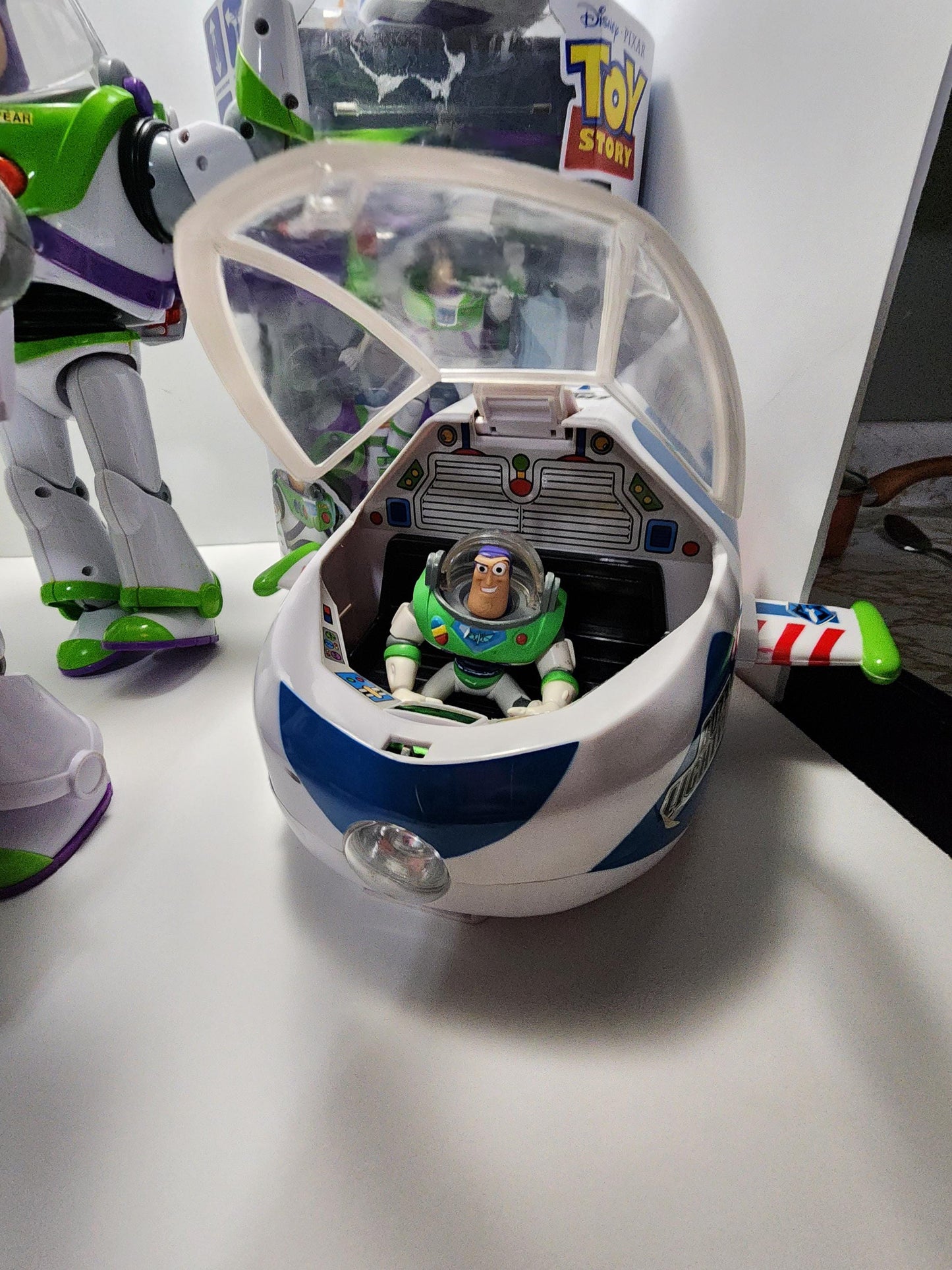 Toy Story Disney Pixar Buzz Light Year Action Figure - Space Ship - SpaceShip - Toy Story - Toy Story Toys - Buzz Lightyear