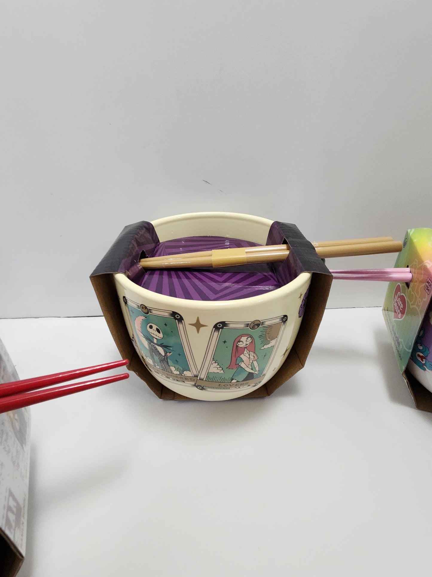 Ramen Bundle Bowls With Chopsticks - Bowls - Noodles - Noodle Bowls - Chopsticks - Nightmare Before Christmas - Harry Potter - Carebears
