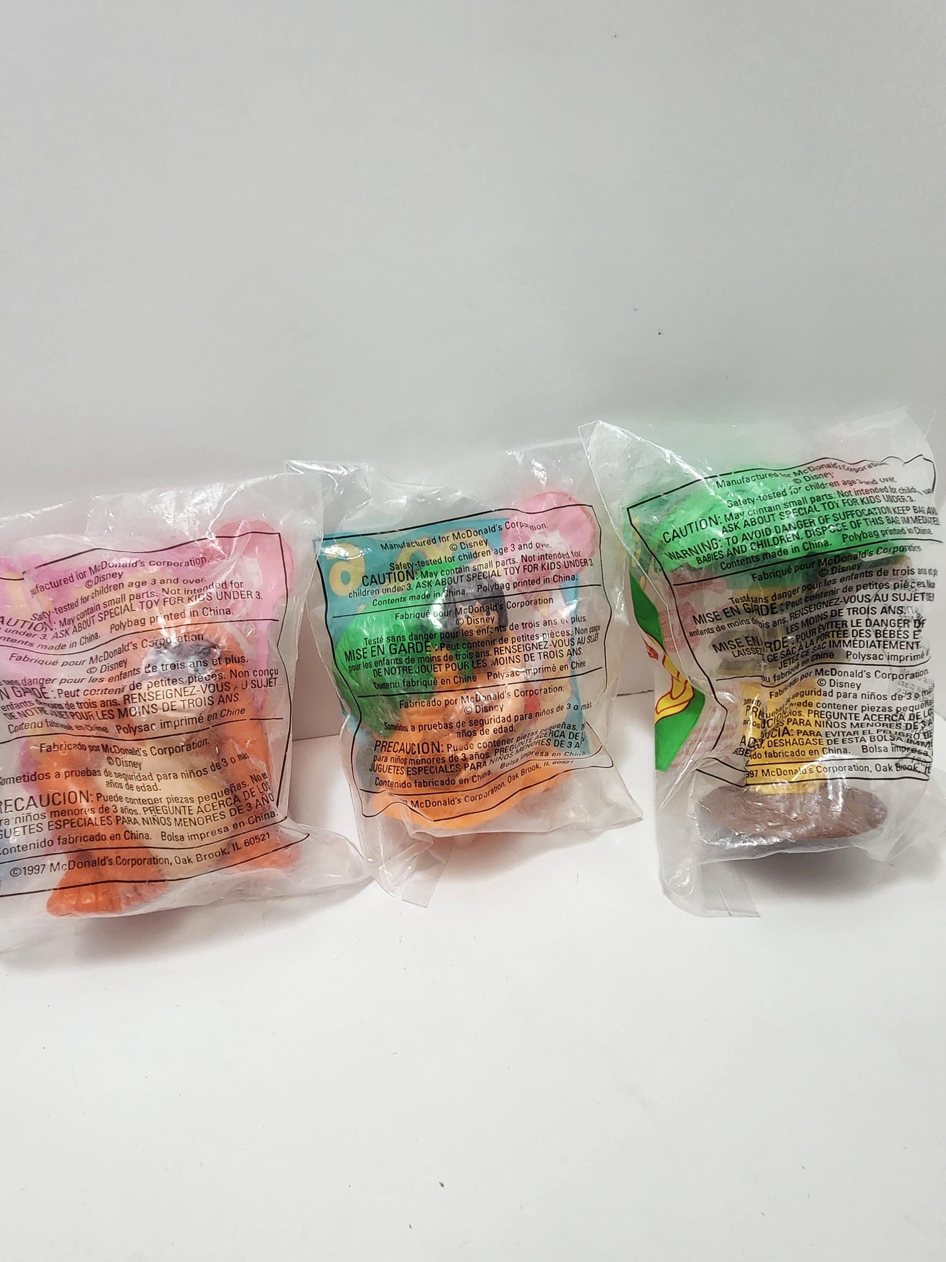 Disney The Jungle Book Candy Dispenser Figures - Mcdonalds Toys - Happy Meal Toys - Candy Dispensers - Jungle Book Toys