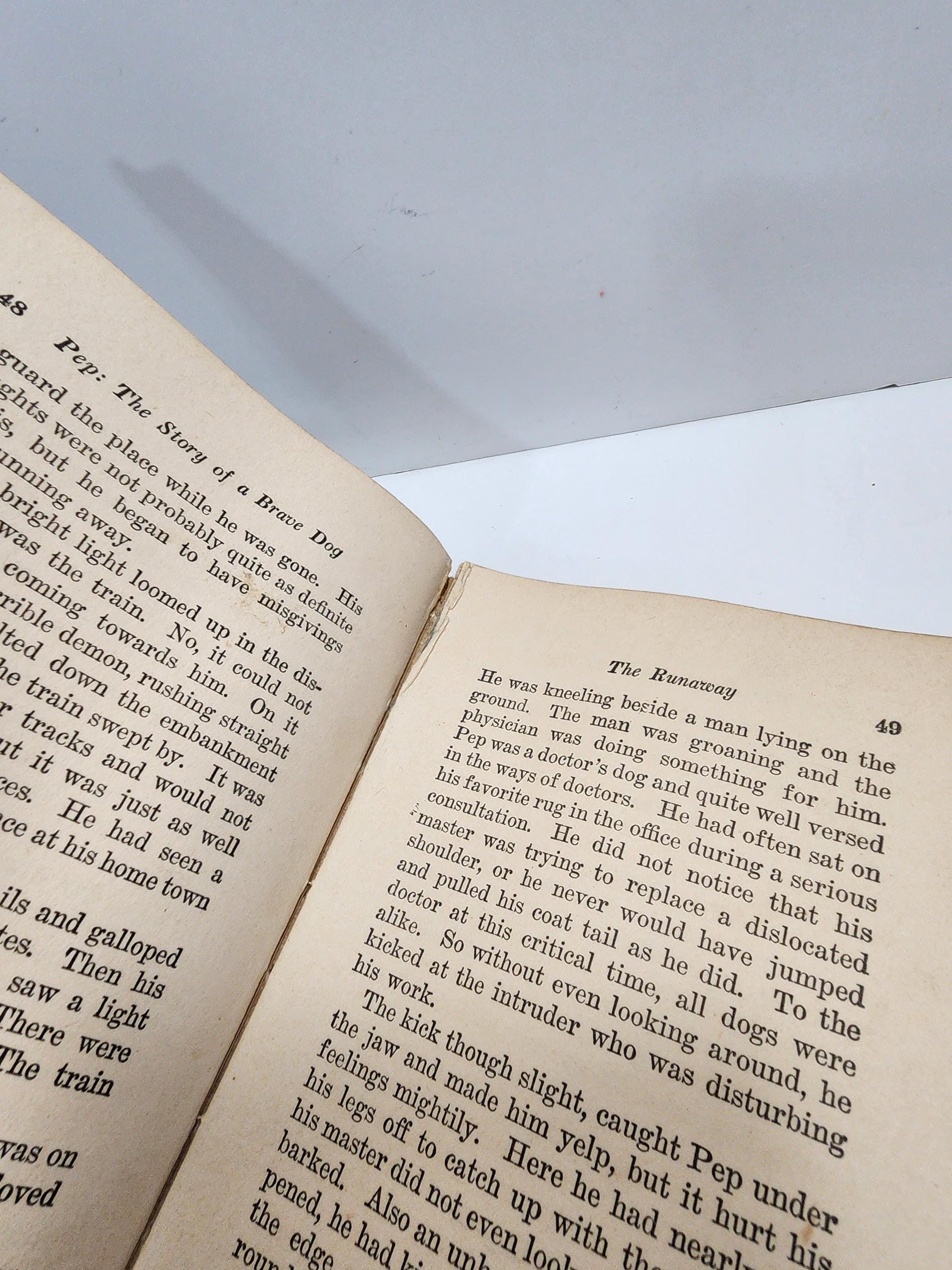 Pep 1922 The Brave Story Of A Dog Antique Book By Clarence Hawkes - Pep - 1920s - Antiques - Antique Book - Books - Dog - Dog Books