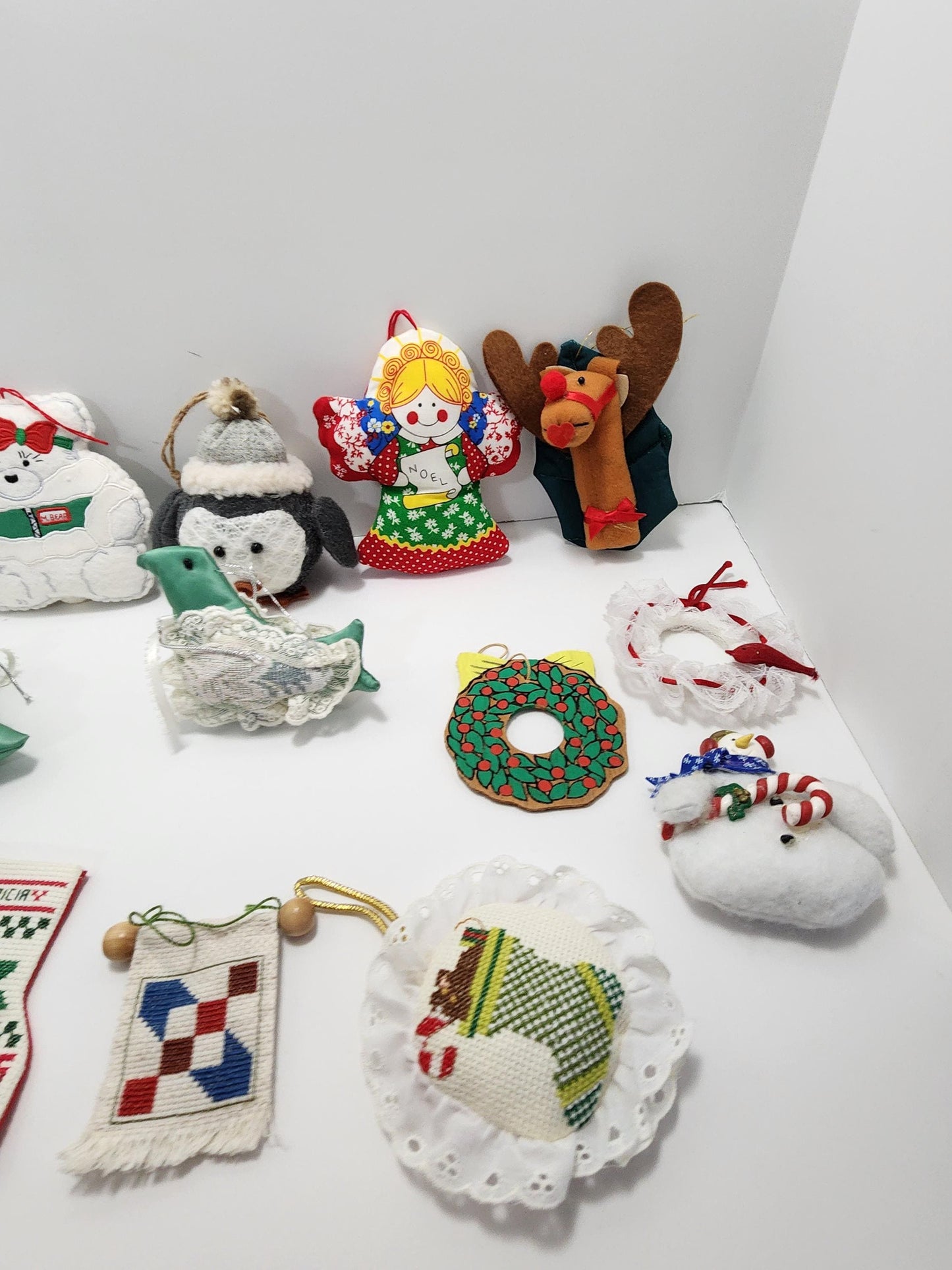 Plush and Soft HUGE Lot of Vintage Christmas Ornaments - Ornaments - Christmas - Christmas Ornaments - Plush Ornaments - Vintage Ornaments