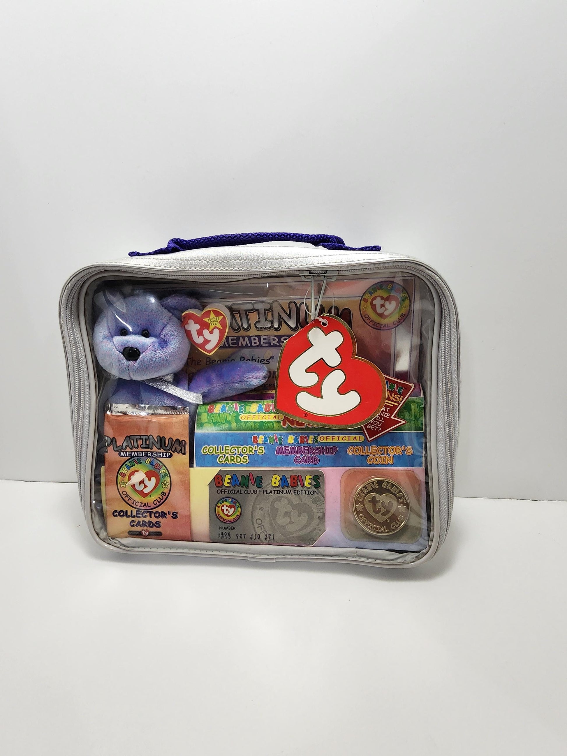 1999 Beanie Babies Collector Carry Case - 1999 Beanie Babies - Beanie Baby Case - Beanie Babies Official Club Platinum Case
