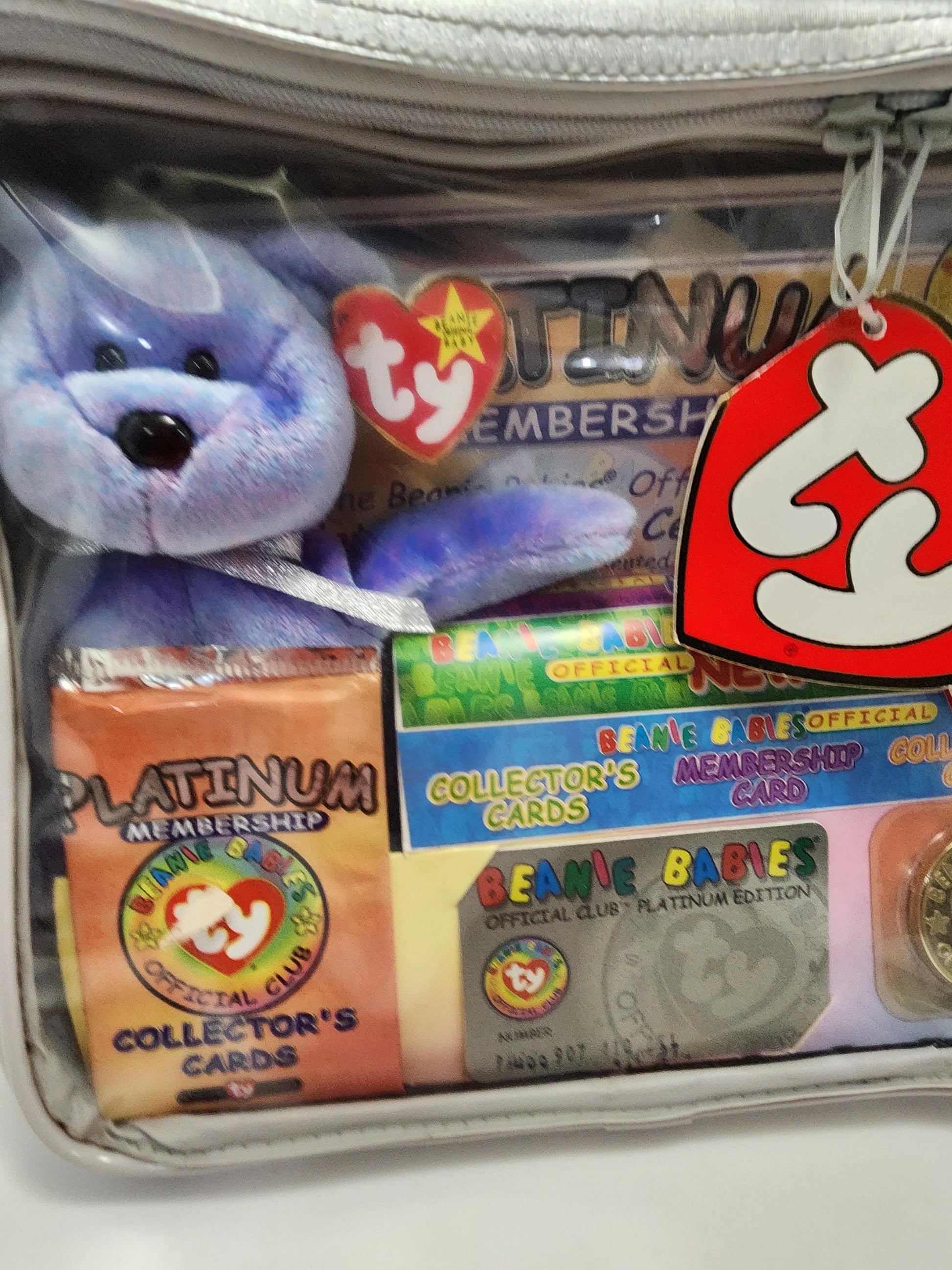 1999 Beanie Babies Collector Carry Case - 1999 Beanie Babies - Beanie Baby Case - Beanie Babies Official Club Platinum Case