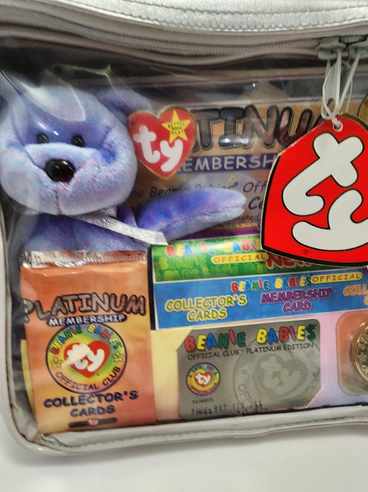 1999 Beanie Babies Collector Carry Case - 1999 Beanie Babies - Beanie Baby Case - Beanie Babies Official Club Platinum Case