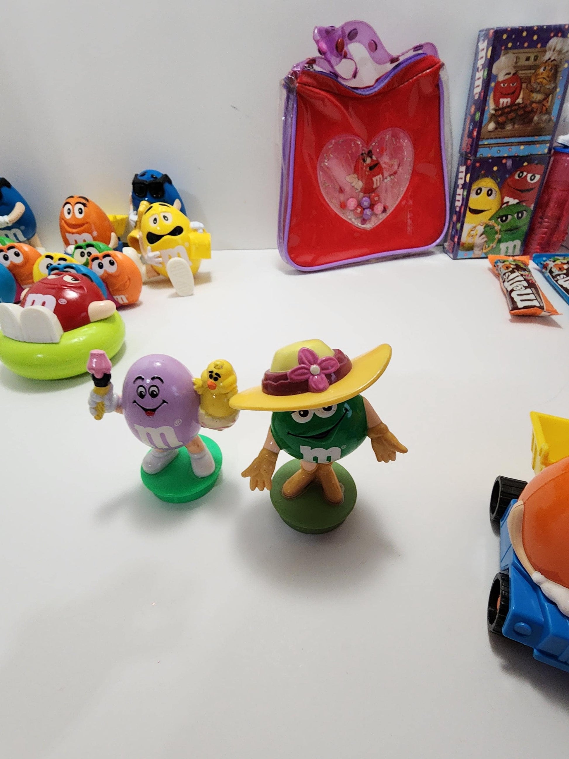 M&M Candy Dispenser Toys Figures Lot - Candy - Vintage Candy - Candy Toys - Mnm Toys - Mnm Candy - Candy Dispenser - Christmas Toys - Gifts