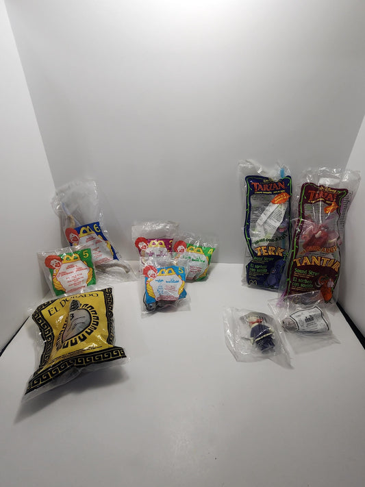 Disney Happy Meal 1990s Vintage Toys - Tarzan Toys - Pixar Toys - A Bugs Life - Balto - Balto Toys - Disney - Disney Toys - Vintage Toys