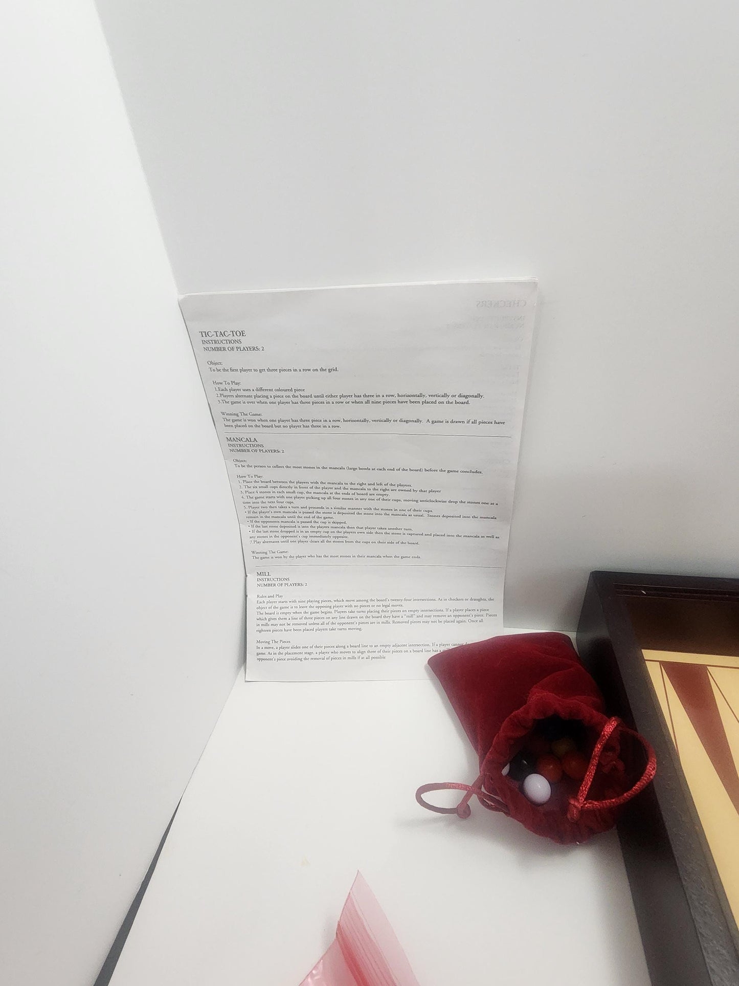 Chess Checkers Multigame Board Storage Set - Chess - Checkers - Games - Family Games - Multi Games - Chess Board - Family Game Night