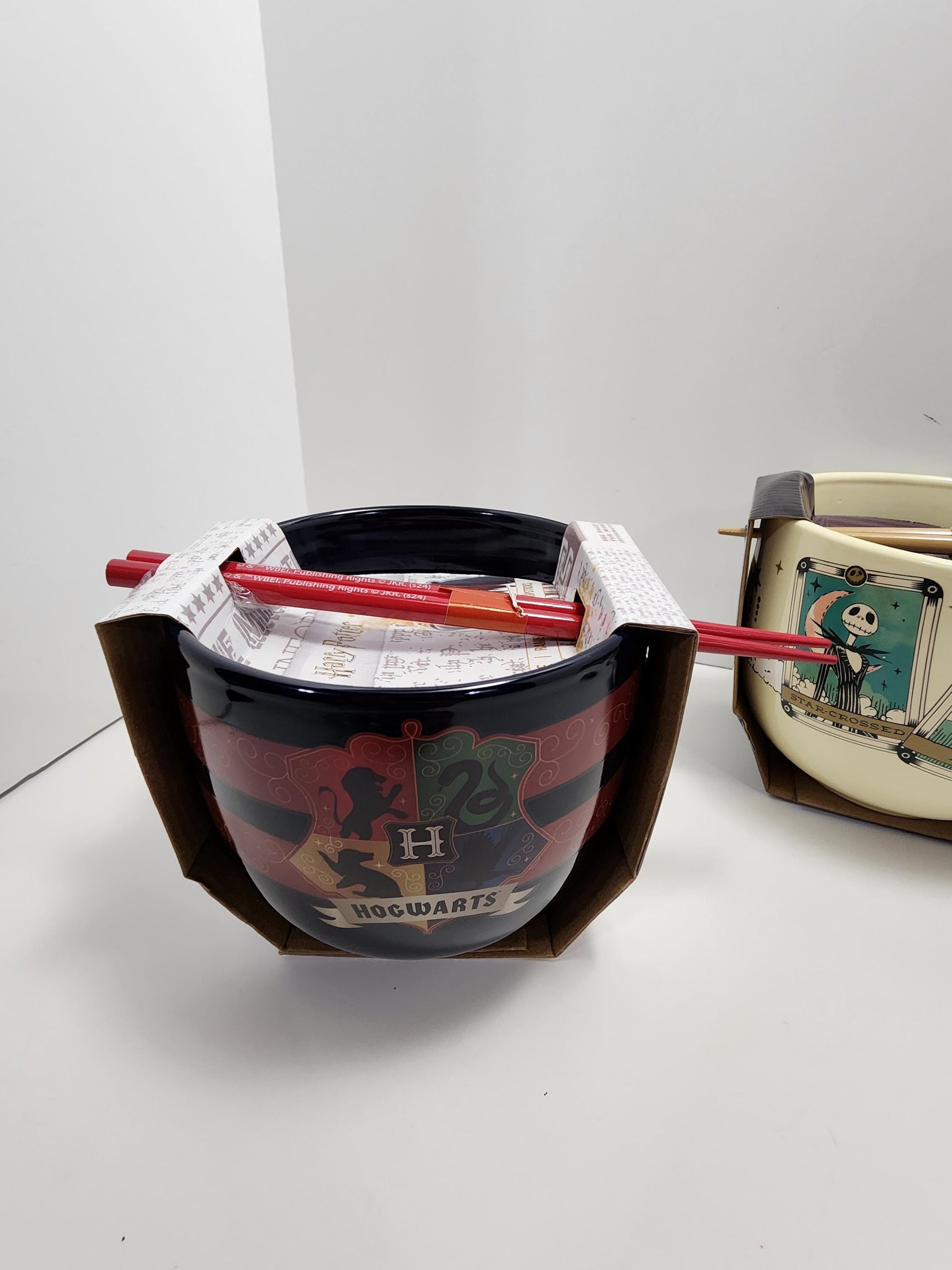 Ramen Bundle Bowls With Chopsticks - Bowls - Noodles - Noodle Bowls - Chopsticks - Nightmare Before Christmas - Harry Potter - Carebears