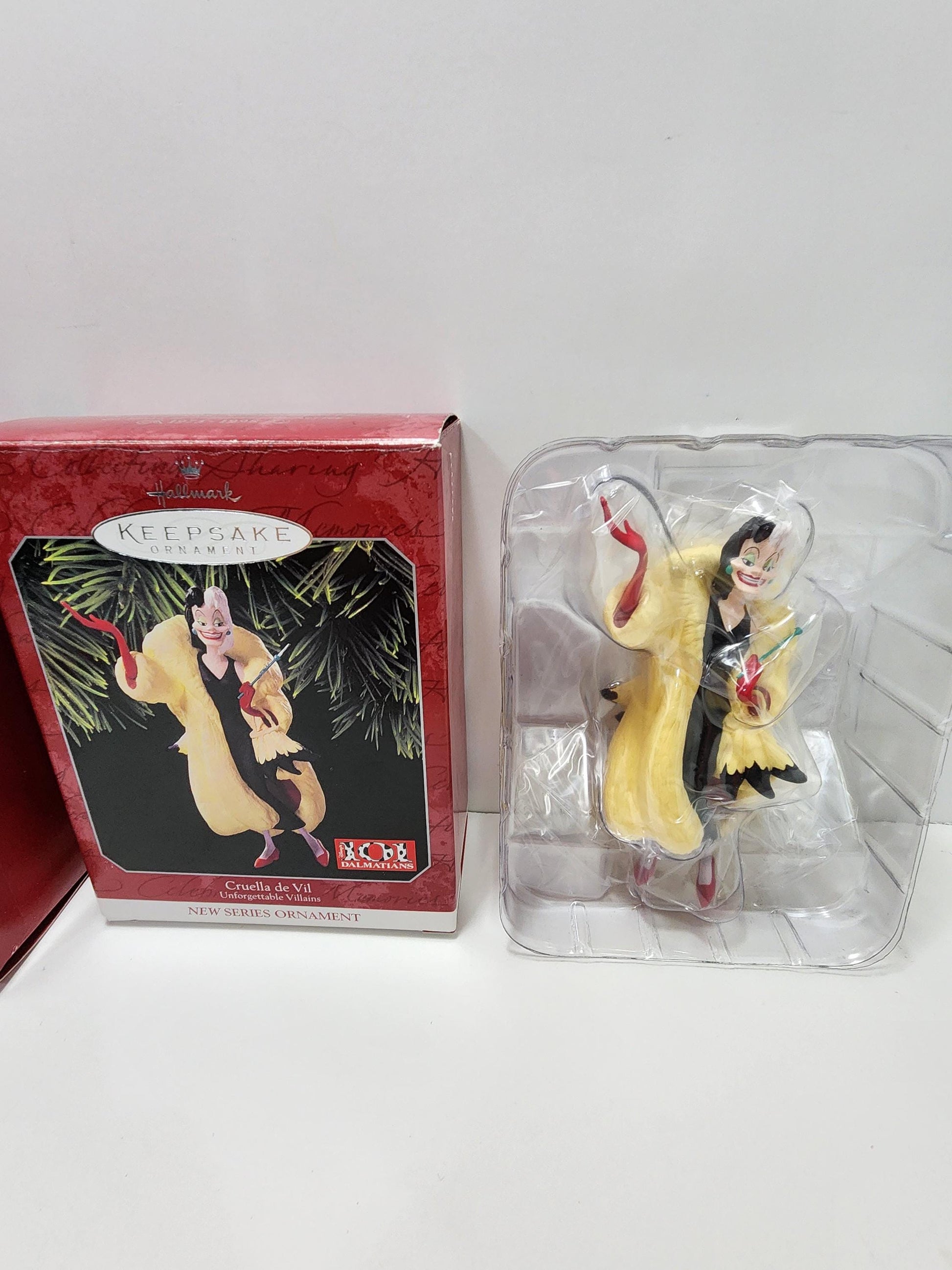 Hallmark 1990s Vintage Christmas Ornaments - John Deere - Cruella De Ville - 101 Dalmations - Christmas - Christmas Ornaments - Hallmark