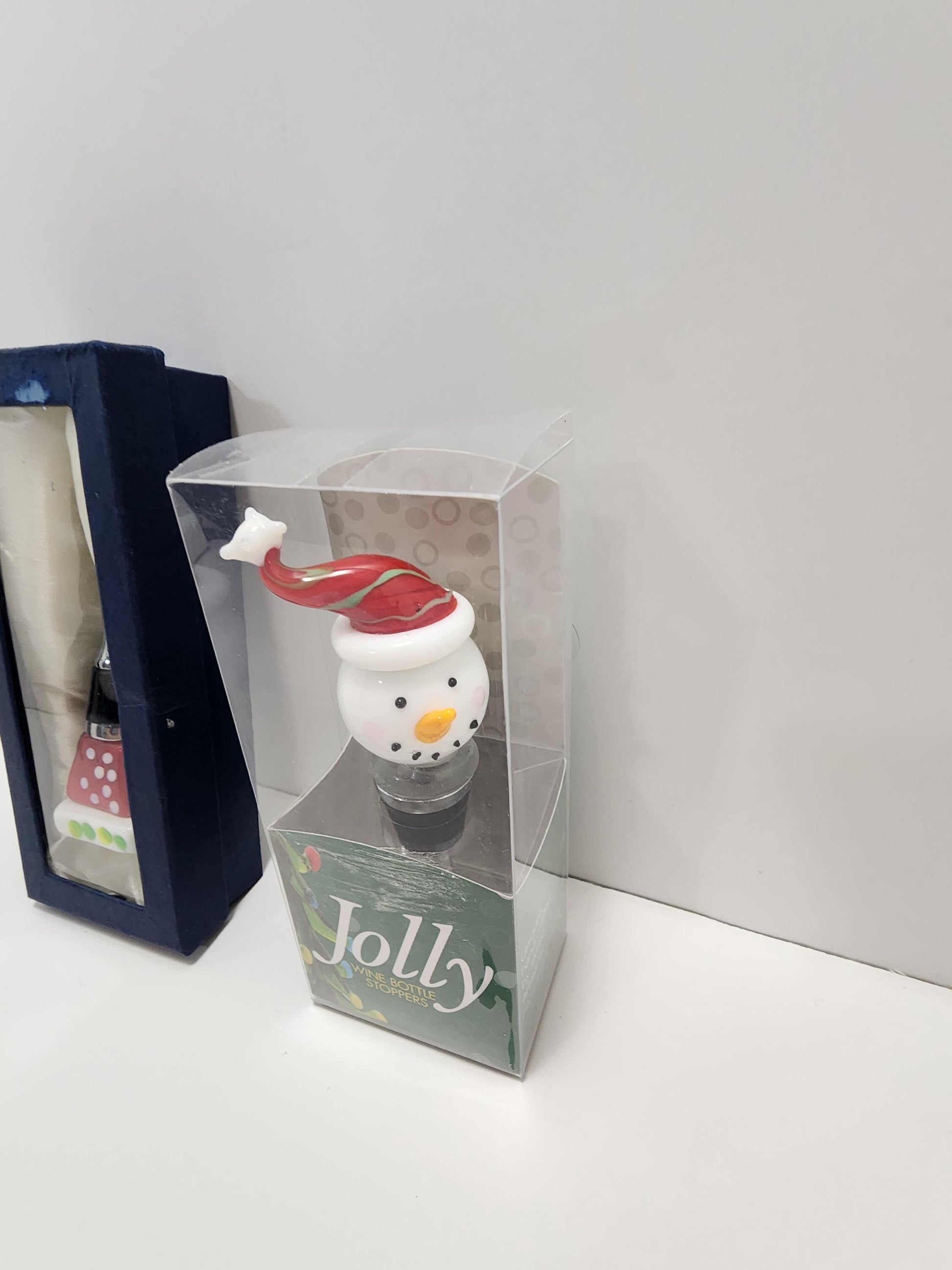 Ceramic Wine Toppers - Christmas - Christmas Wine Topper - Ceramic - Snowman - Dice - Casino - Dice Decor - Gift For Gamblers - Gambling