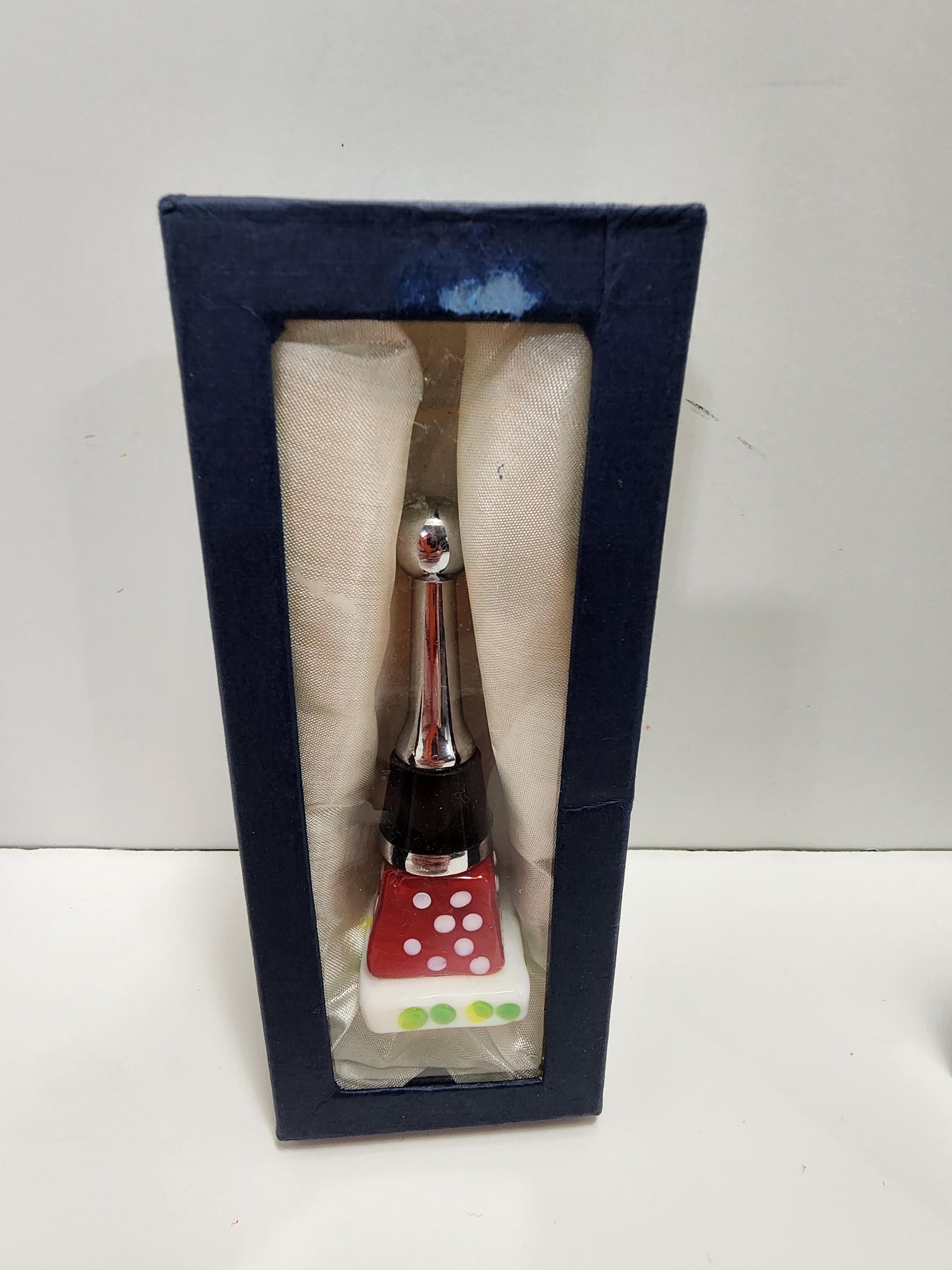 Ceramic Wine Toppers - Christmas - Christmas Wine Topper - Ceramic - Snowman - Dice - Casino - Dice Decor - Gift For Gamblers - Gambling