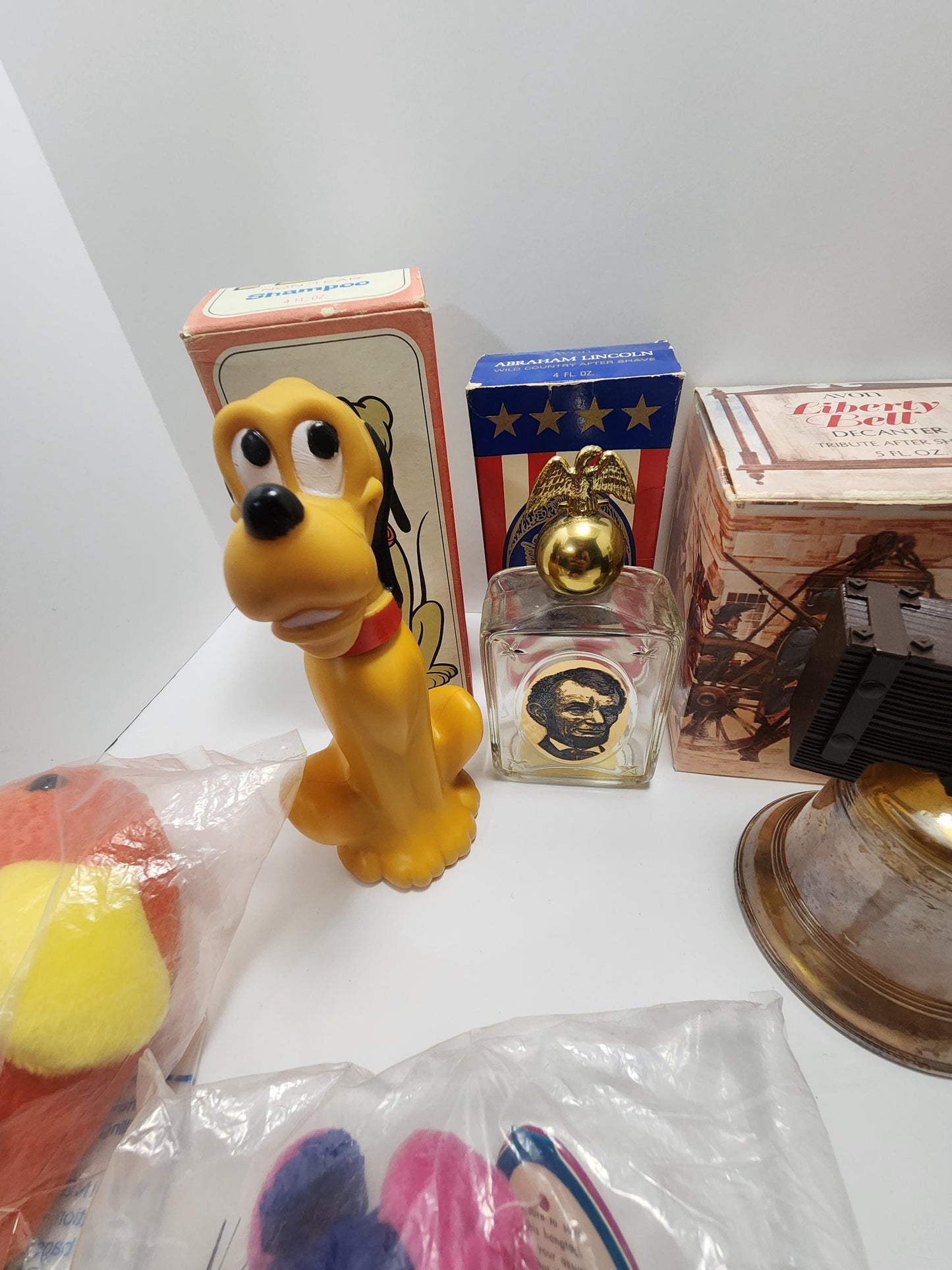 Avon Vintage Collectables - Birthstone Plush - Pluto - Avon - Collectable Glass - President's- America - Cologne - Soap - Butterflies