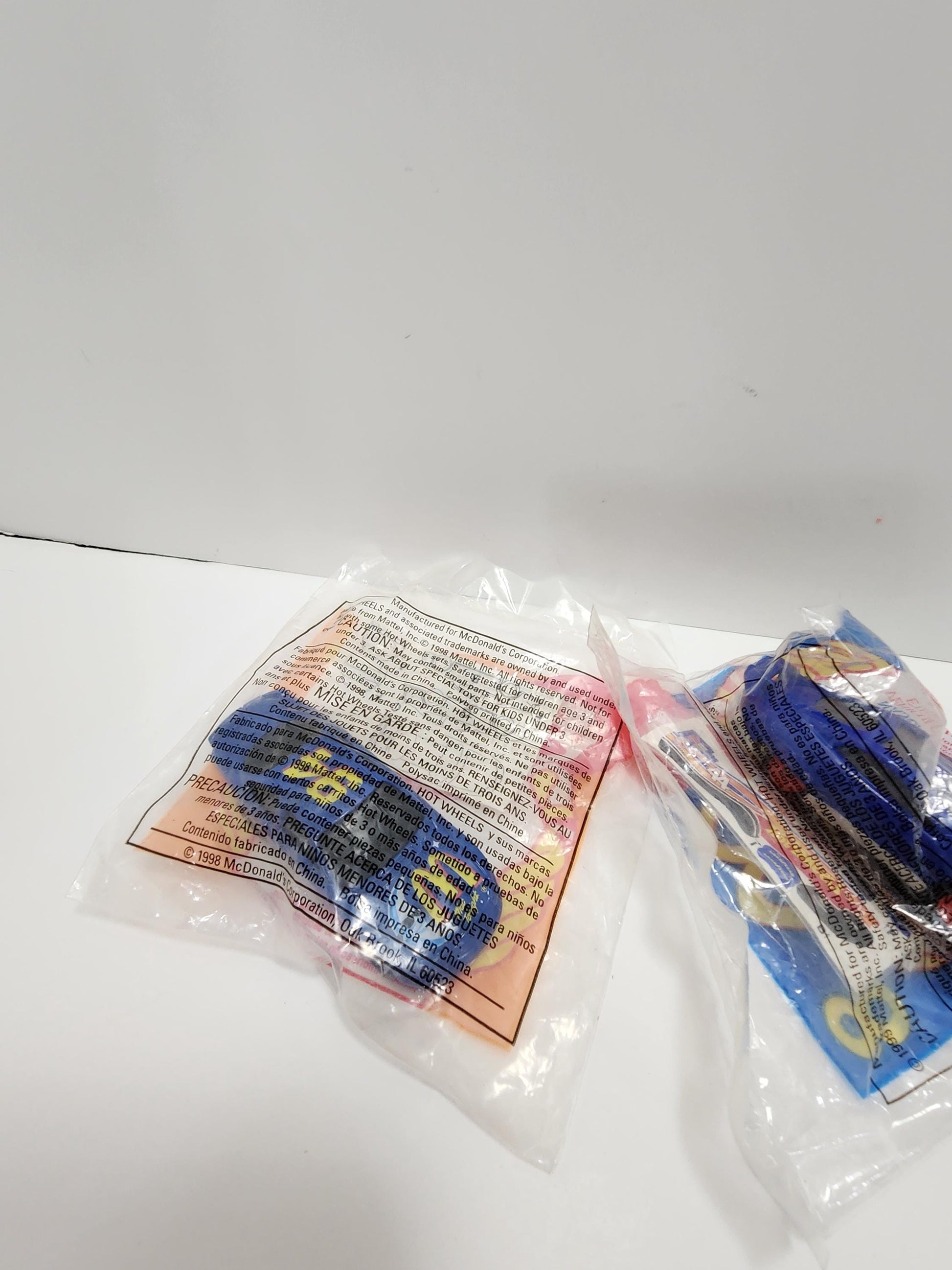 Hotwheels Vintage 1990s McDonald's Happy Meal Toys Lot of 2 - Hotwheels - Mcdonalds Toys - Happy Meal Toys - Vintage Toys - Toy Cars