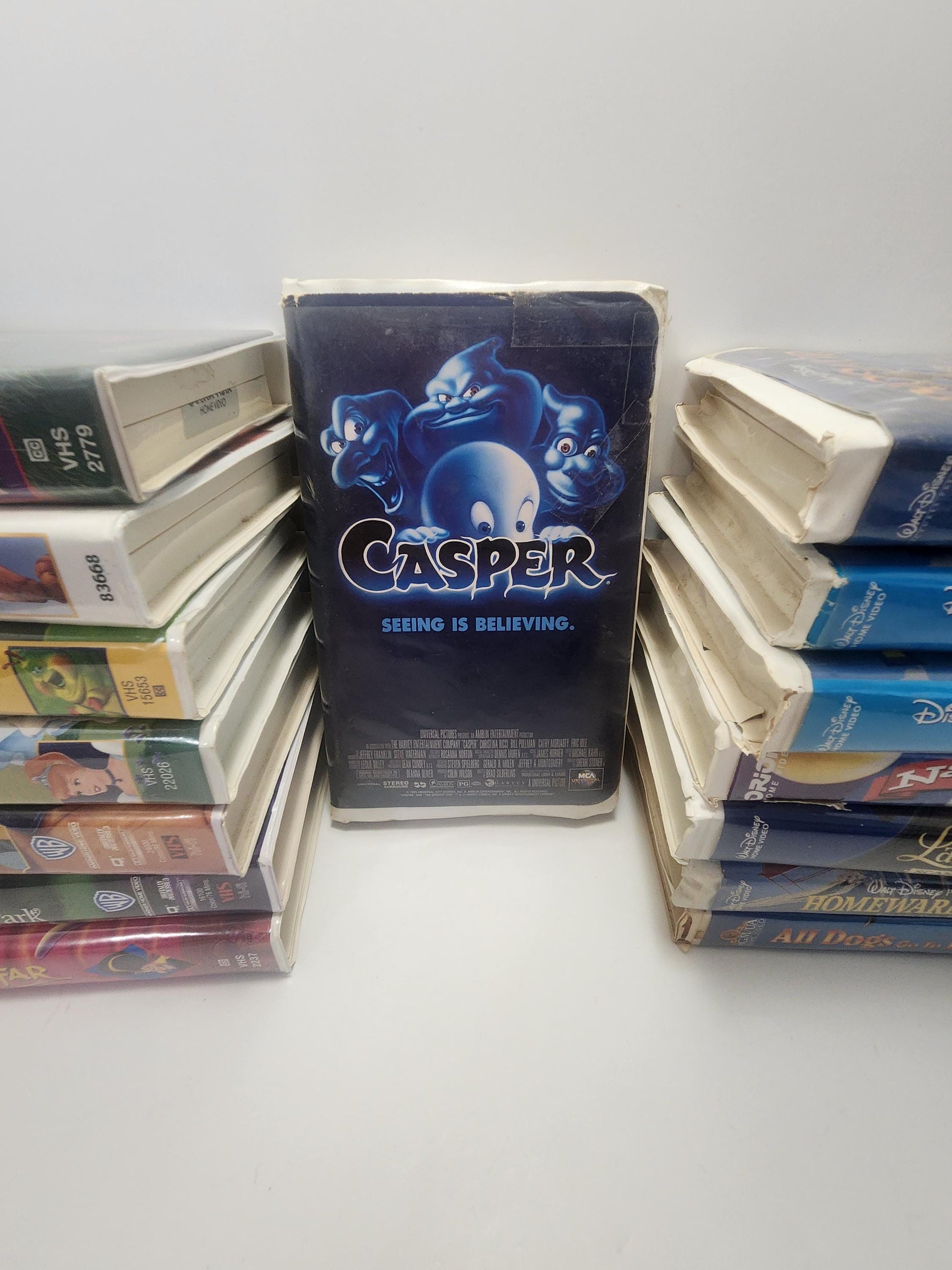 VHS Vintage Kids Movies - Family Movies - VHS- Fox - 20th Century Fox - Disney - Movies - Casper - Thumbalina - Toy Story