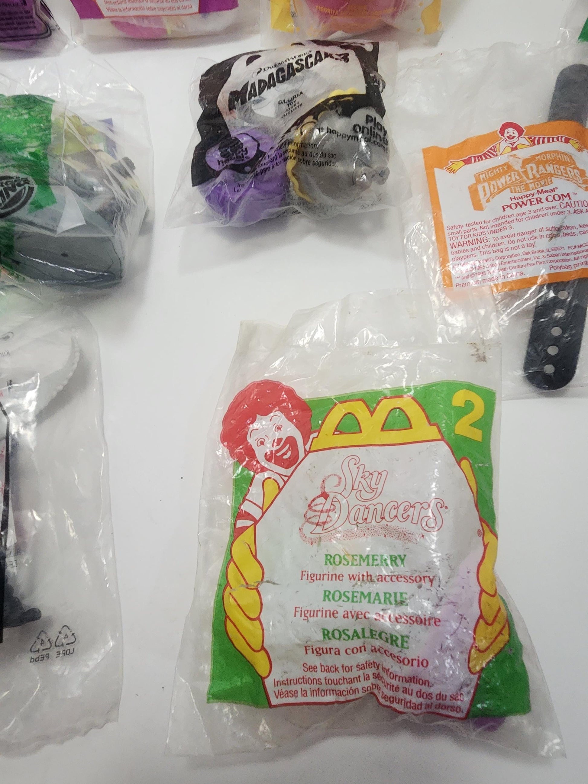 Mcdonalds Vintage Happy Meal Toys - Treasure Planet - Shrek - Jimmy Neutron - Jetsons - Kung Fu Panda - Tangle - Nickelodeon - Happy Meal