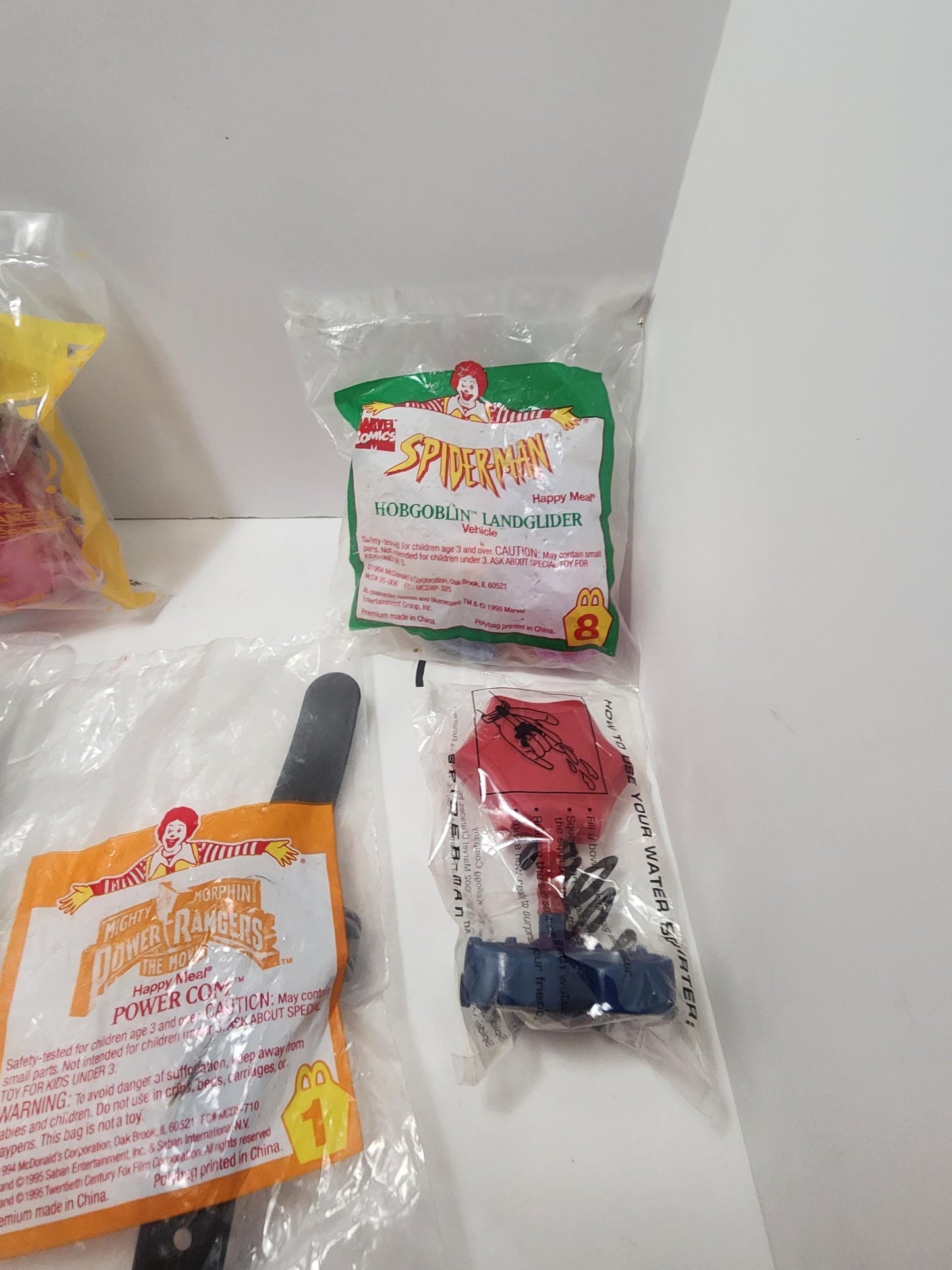 Mcdonalds Vintage Happy Meal Toys - Treasure Planet - Shrek - Jimmy Neutron - Jetsons - Kung Fu Panda - Tangle - Nickelodeon - Happy Meal