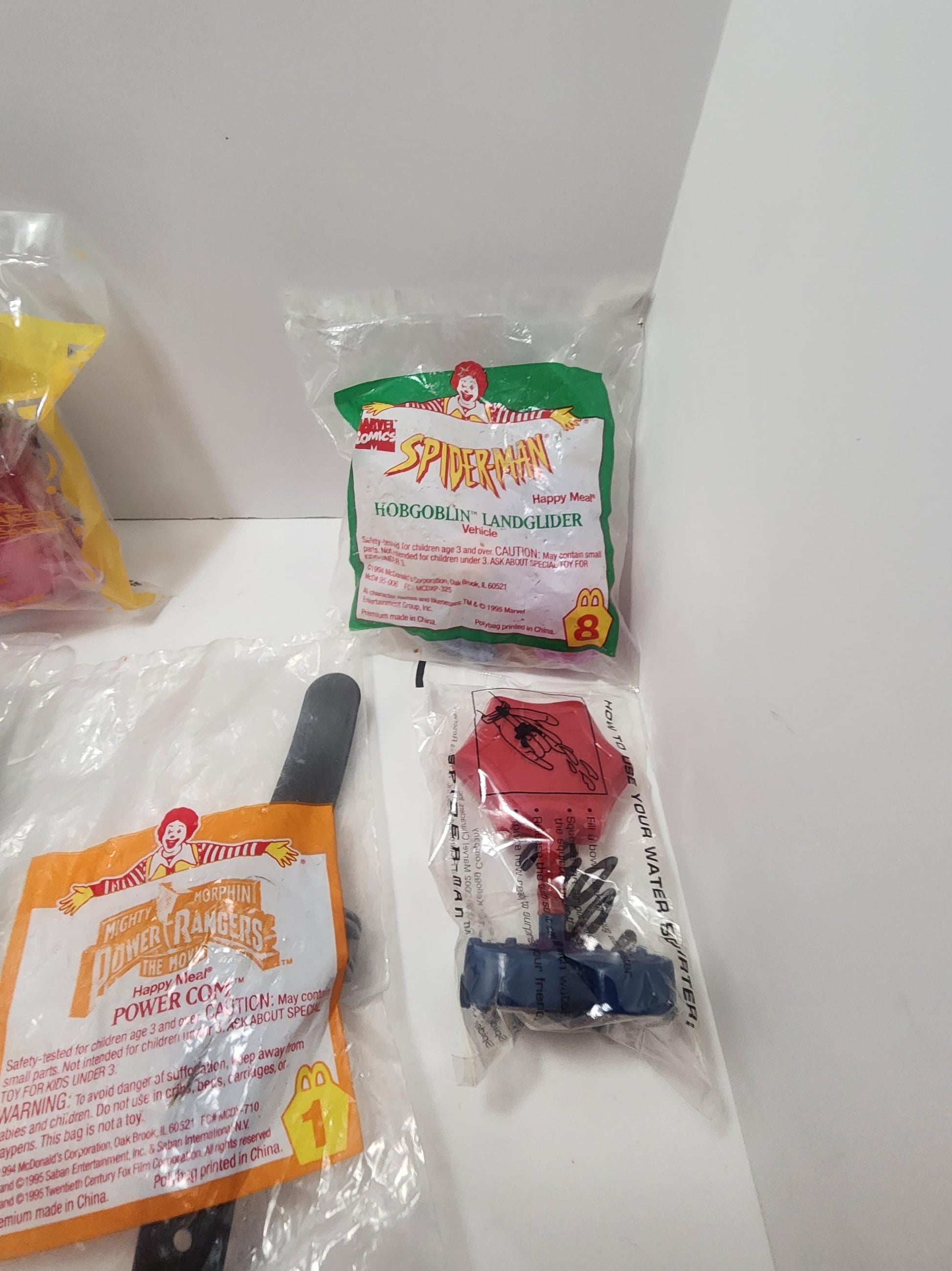 Mcdonalds Vintage Happy Meal Toys - Treasure Planet - Shrek - Jimmy Neutron - Jetsons - Kung Fu Panda - Tangle - Nickelodeon - Happy Meal