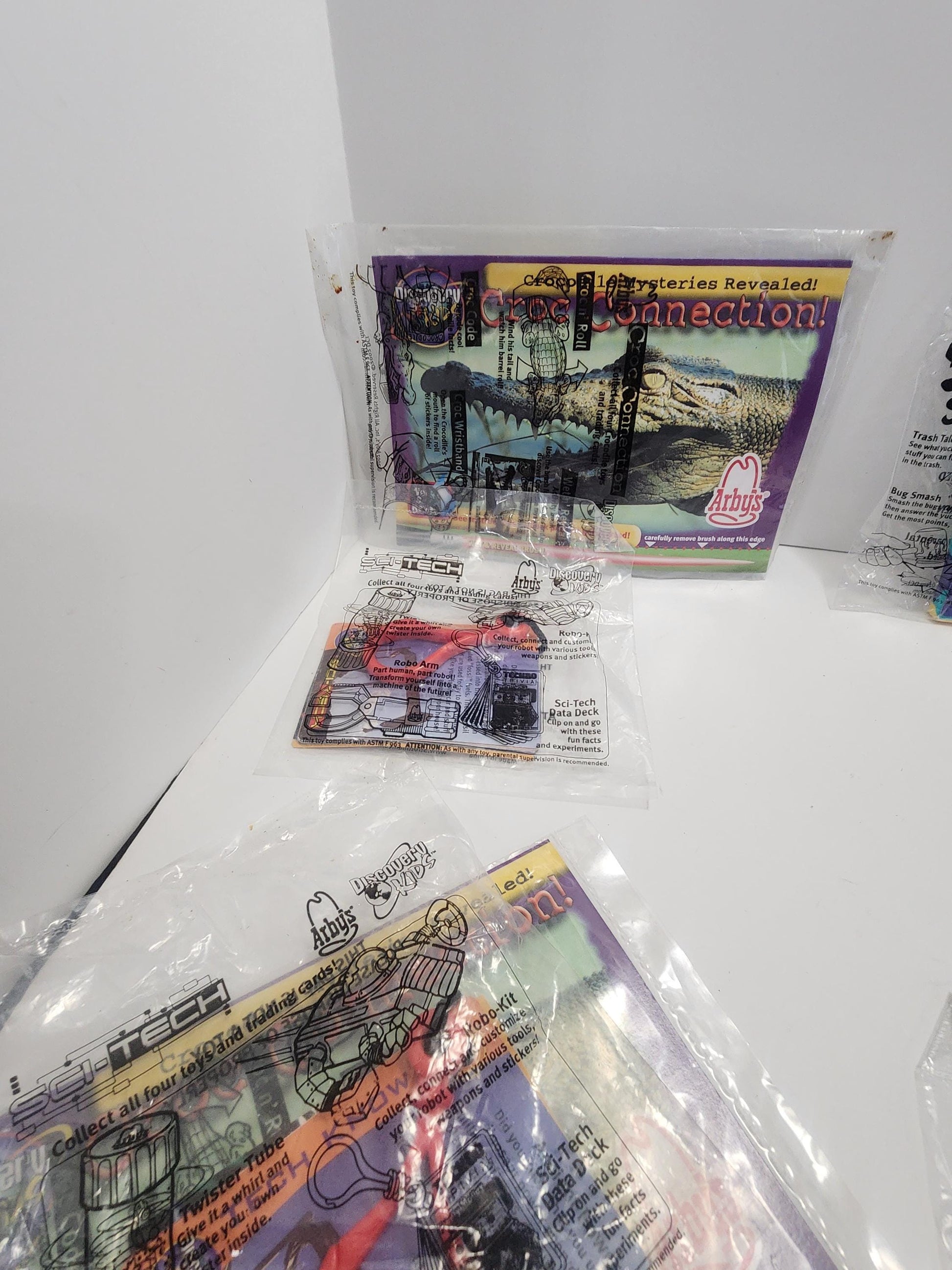 Kids Meal Vintage Toys and Stickers - Stickers - Farm - Arby's- Long John Silvers - Yucky Stuff - Nickelodeon - Kids Meal Toys - Arby's Tiys