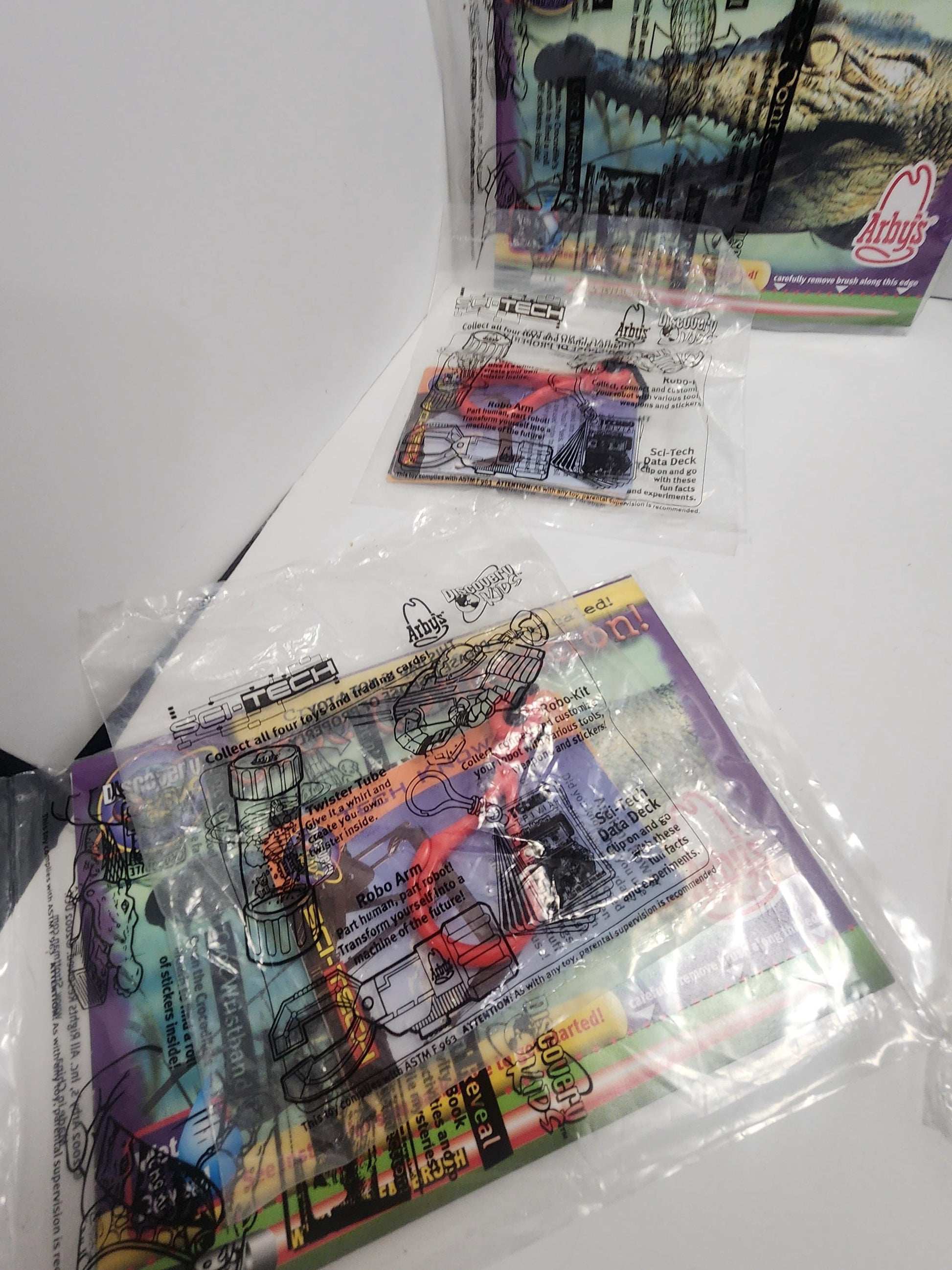 Kids Meal Vintage Toys and Stickers - Stickers - Farm - Arby's- Long John Silvers - Yucky Stuff - Nickelodeon - Kids Meal Toys - Arby's Tiys