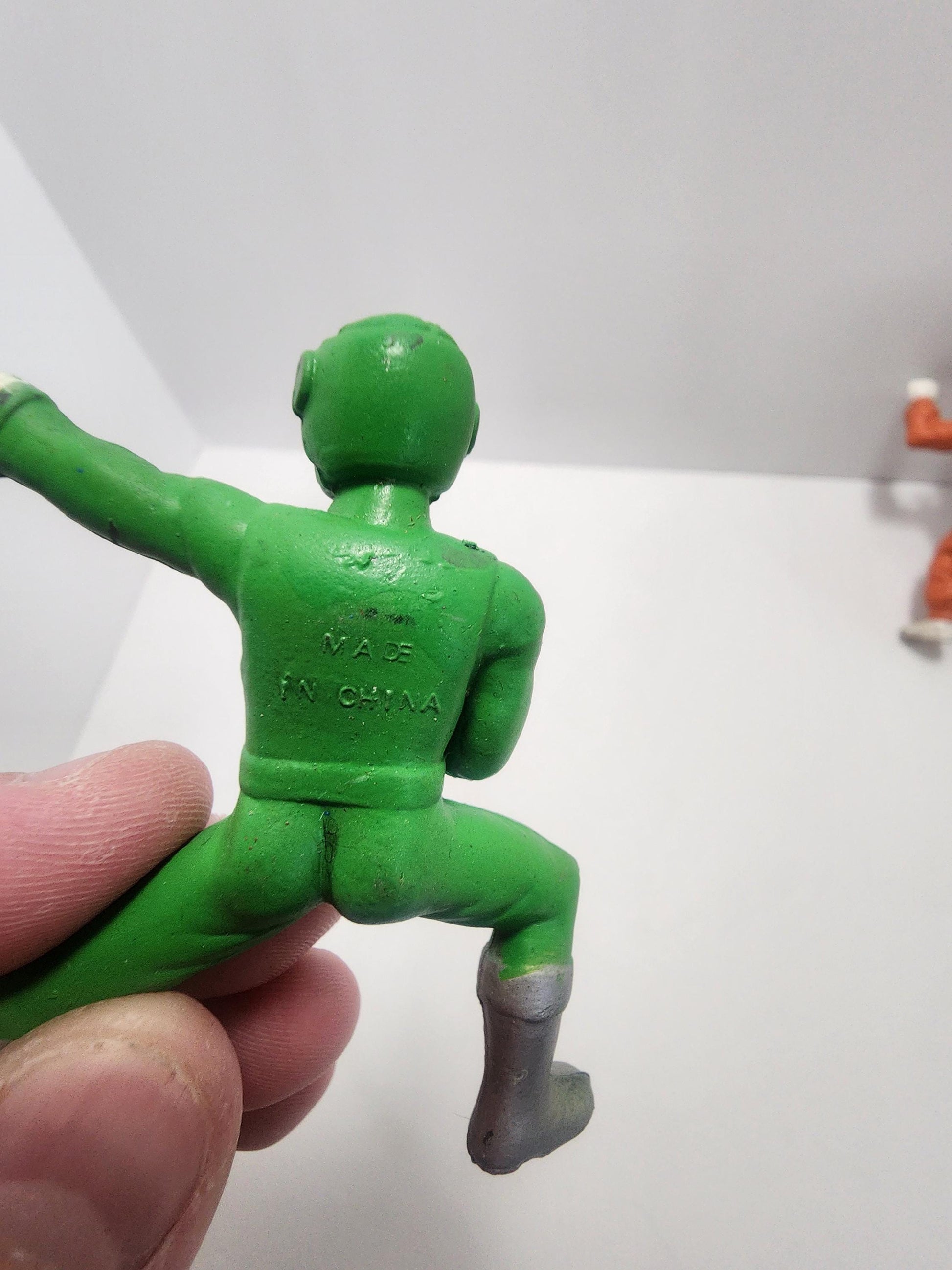 Power Rangers Vintage 1990s PVC Green Figure - Green Power Rangers - Power Rangers - Pvc - Pvc Toys - Vintage Toys - Action Figures