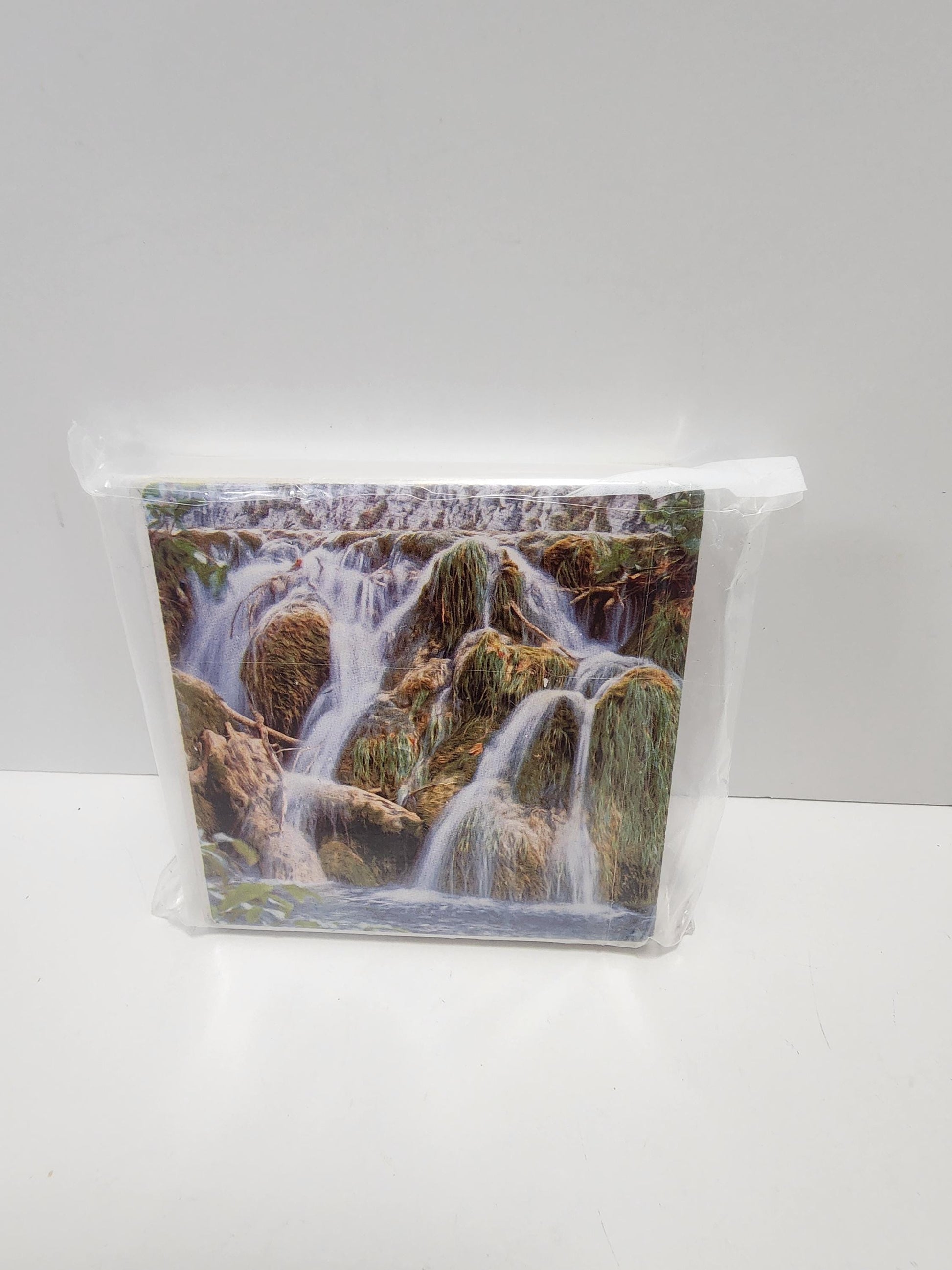 Ceramic Coasters With Beautiful Waterfalls - Waterfalls Lot Of 2 - Scenic - Coasters - Ceramic Coasters
