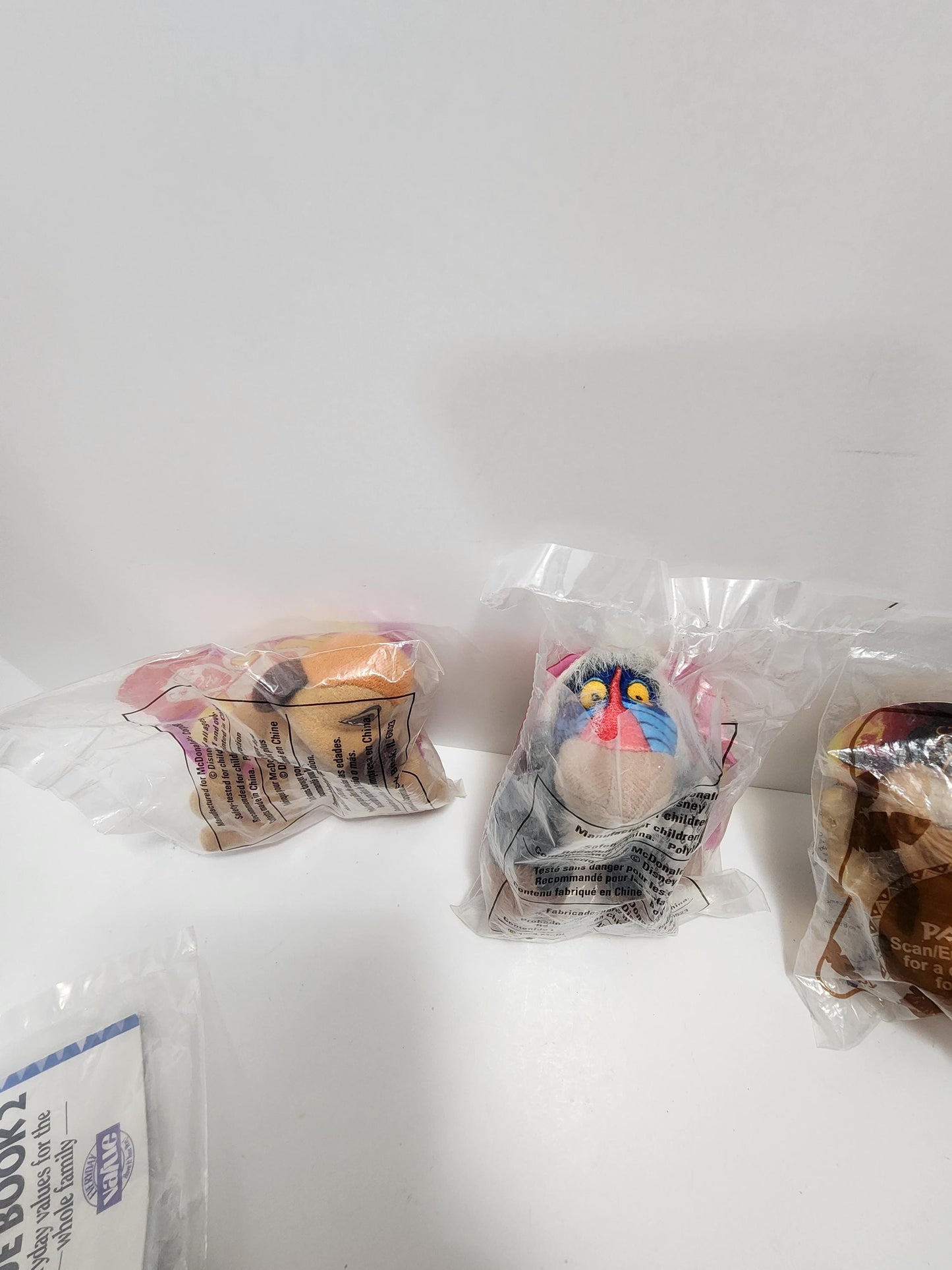 Disney The Lion King Plush and Happy Meal Toys - Mcdonalds - Burger King - Kids Meal Toys - Fast Food Toys - The Lion King