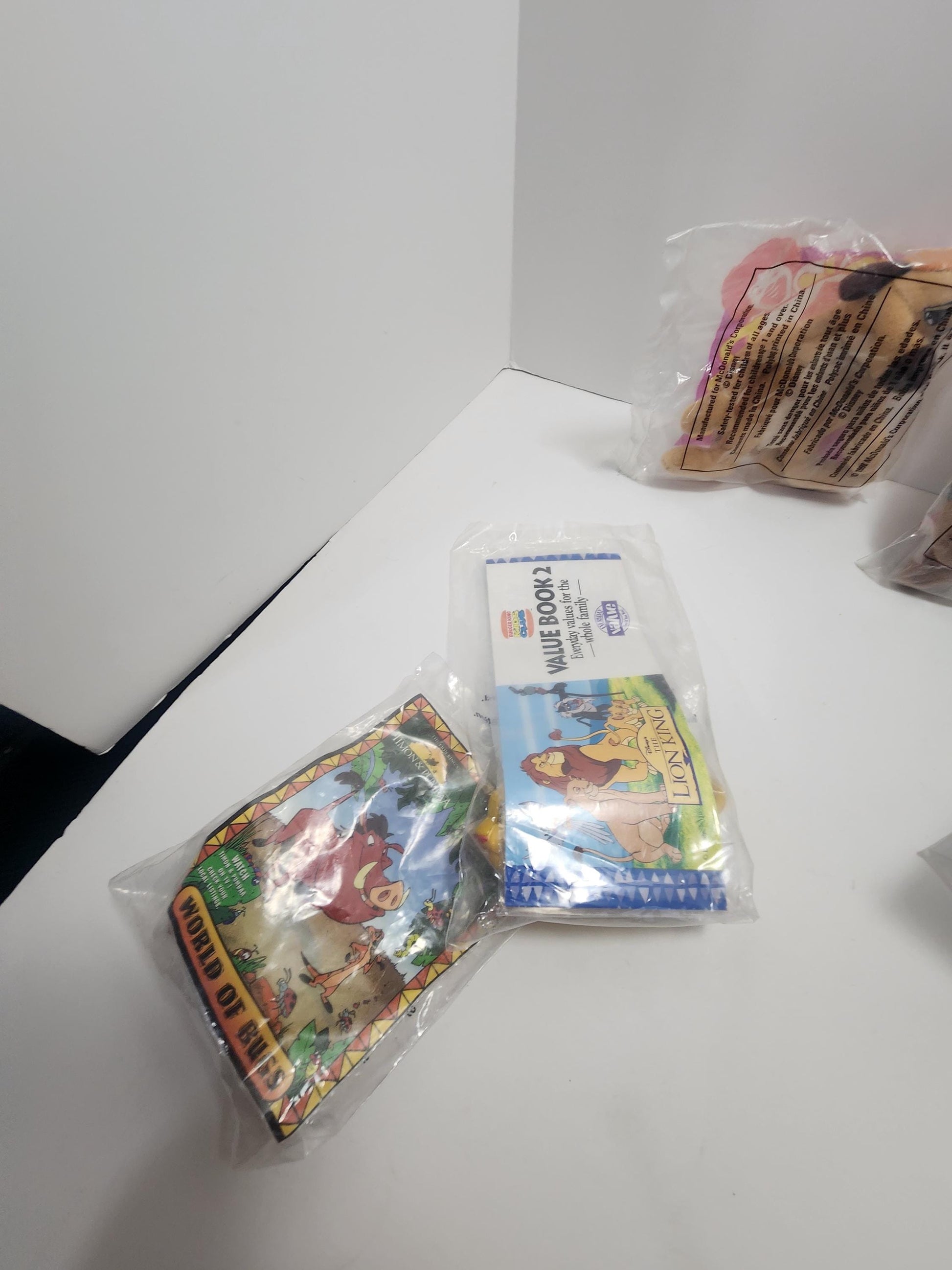 Disney The Lion King Plush and Happy Meal Toys - Mcdonalds - Burger King - Kids Meal Toys - Fast Food Toys - The Lion King
