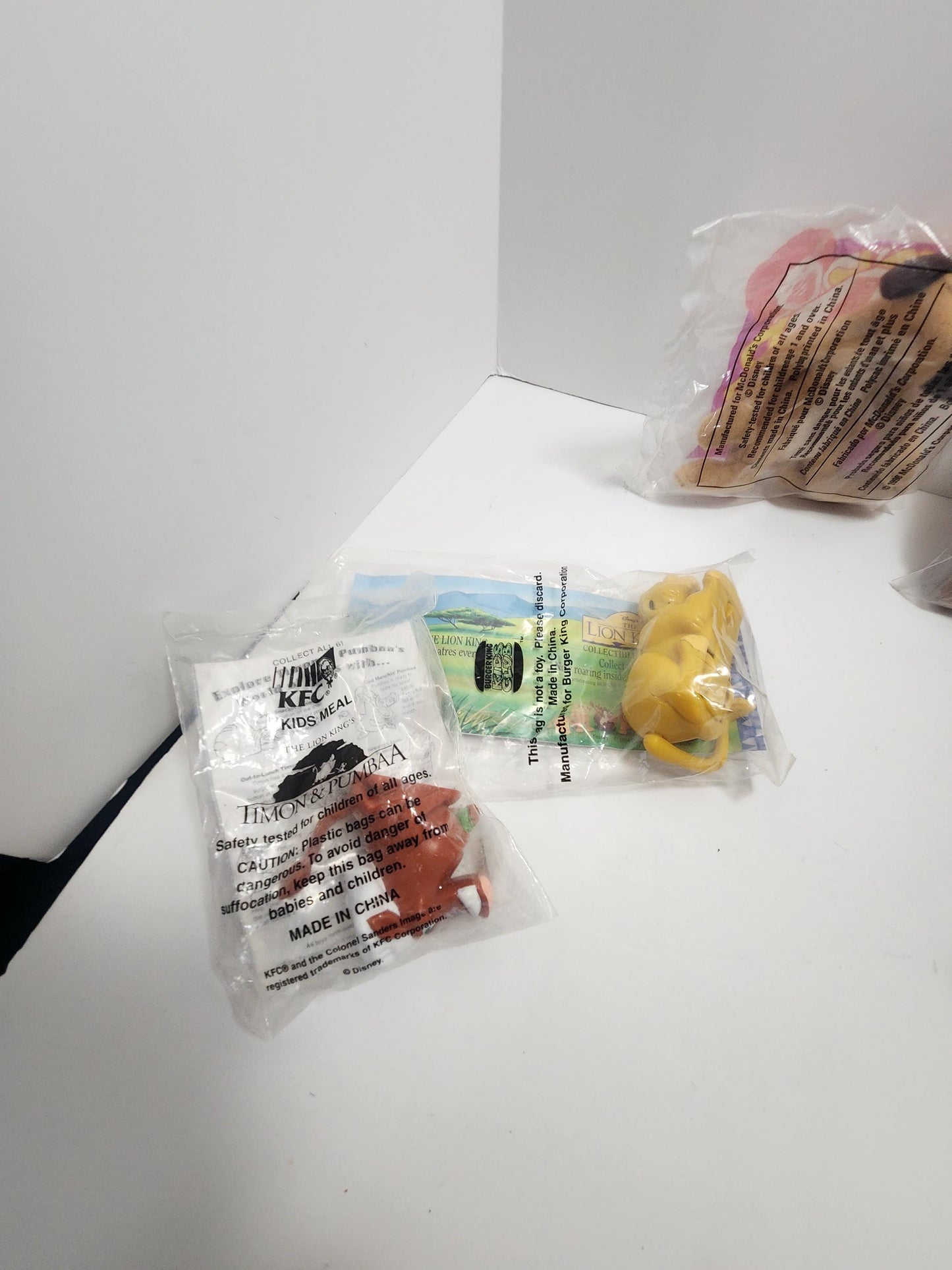 Disney The Lion King Plush and Happy Meal Toys - Mcdonalds - Burger King - Kids Meal Toys - Fast Food Toys - The Lion King