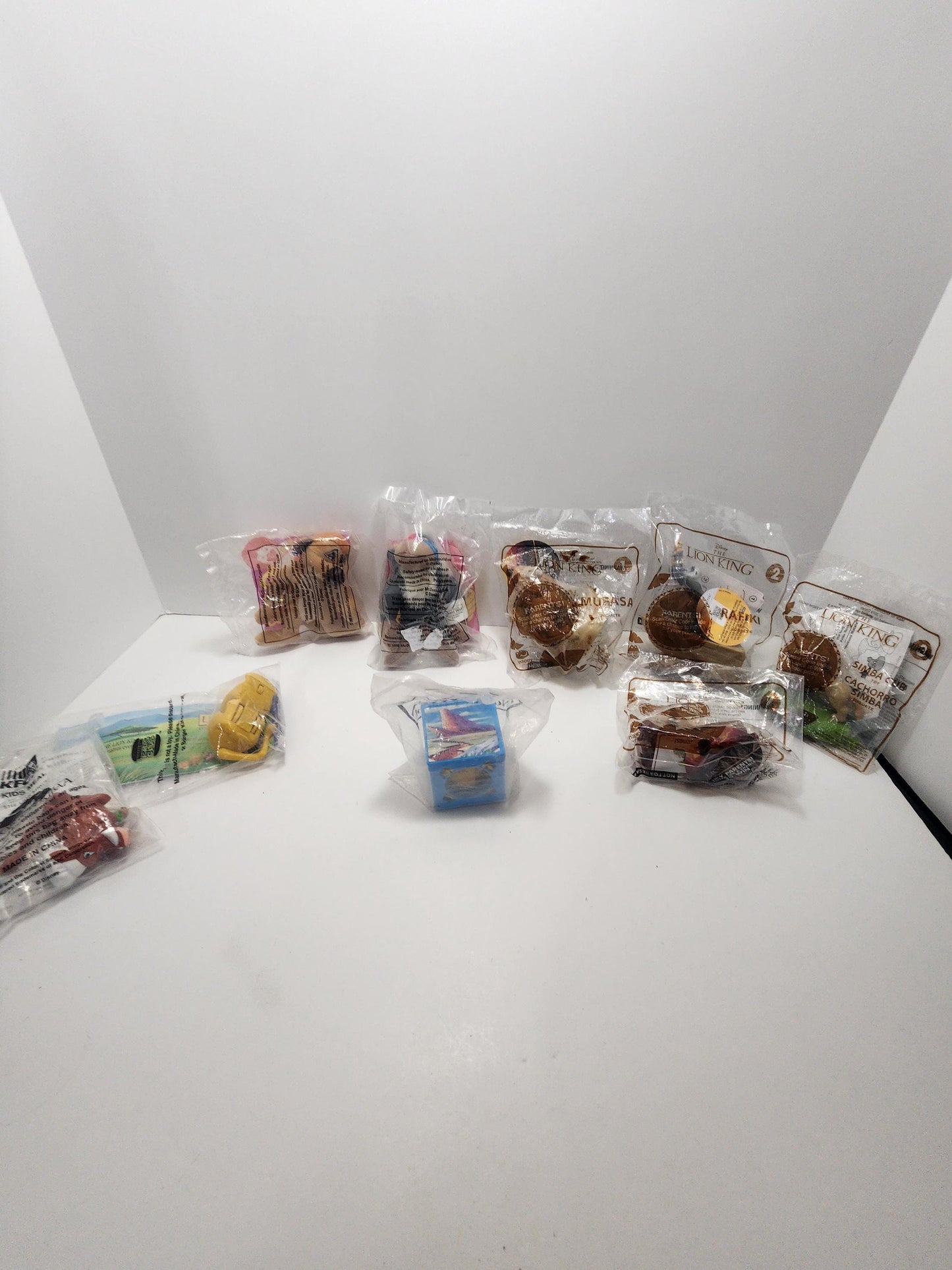 Disney The Lion King Plush and Happy Meal Toys - Mcdonalds - Burger King - Kids Meal Toys - Fast Food Toys - The Lion King