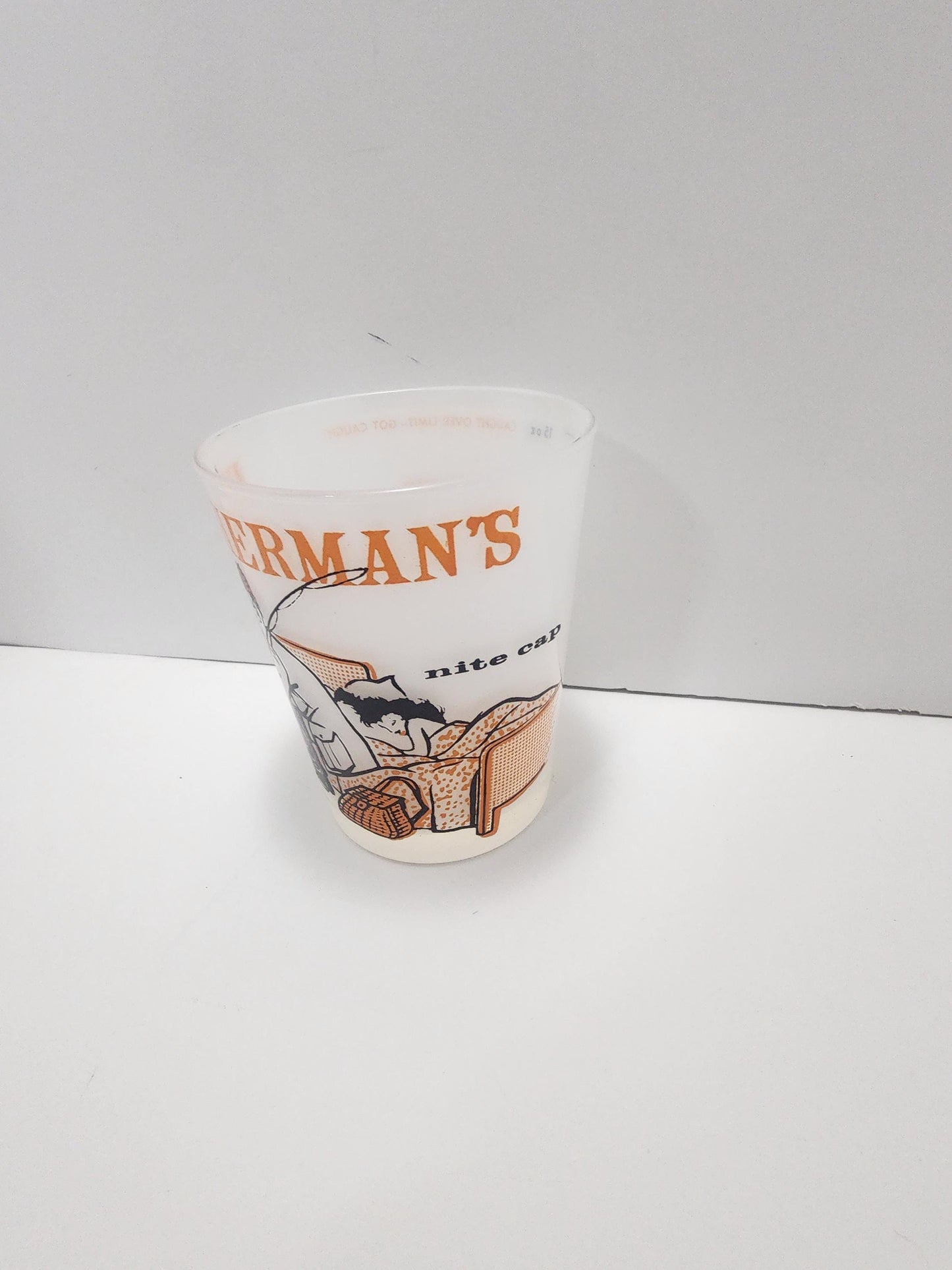 Fisherman's Night Cap Measuring Cup - Drinking Glass - Fisherman - Fisherman Gift - Fishing - Night Cap - Measuring Cup